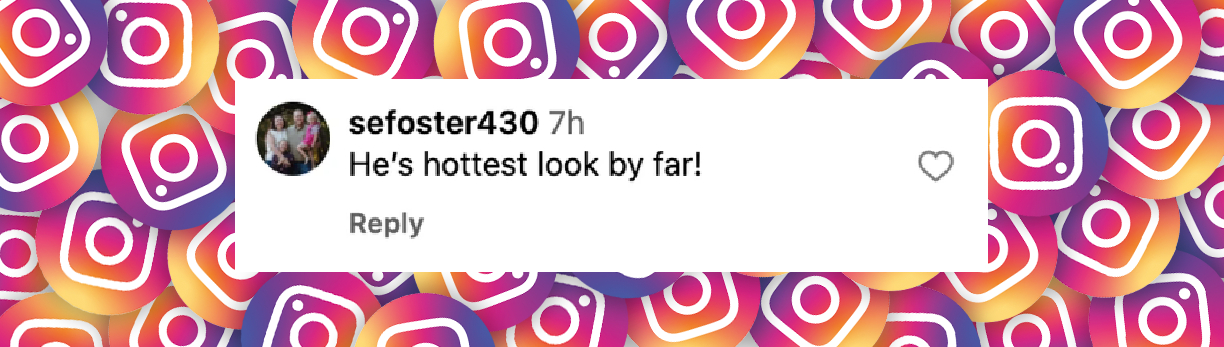 Ein Fan kommentiert Brad Pitts neuen Look, datiert auf Mai 2025 | Quelle: Instagram/pagesix