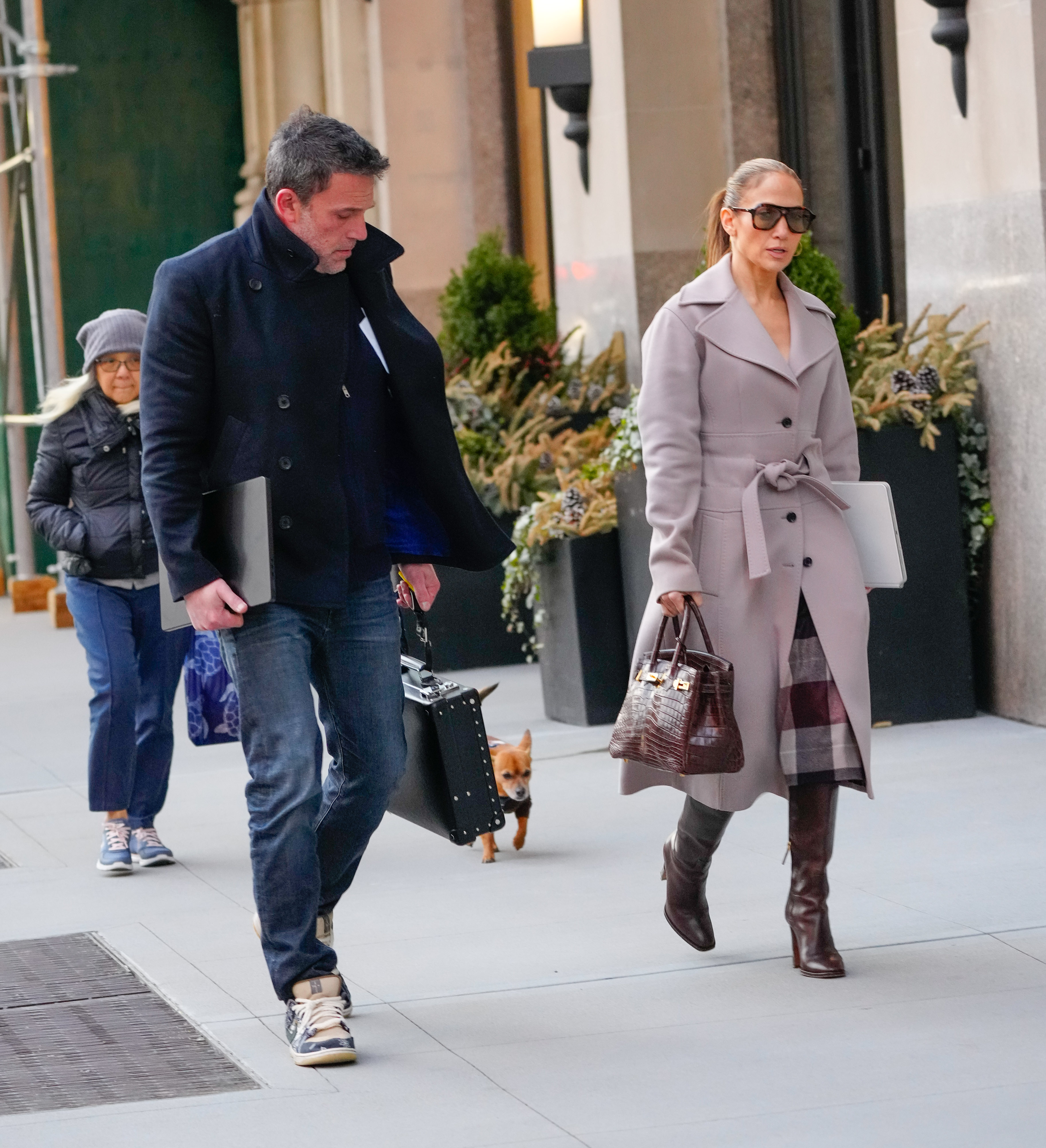 Ben Affleck und Jennifer Lopez werden am 29. März 2024 in New York City gesichtet | Quelle: Getty Images