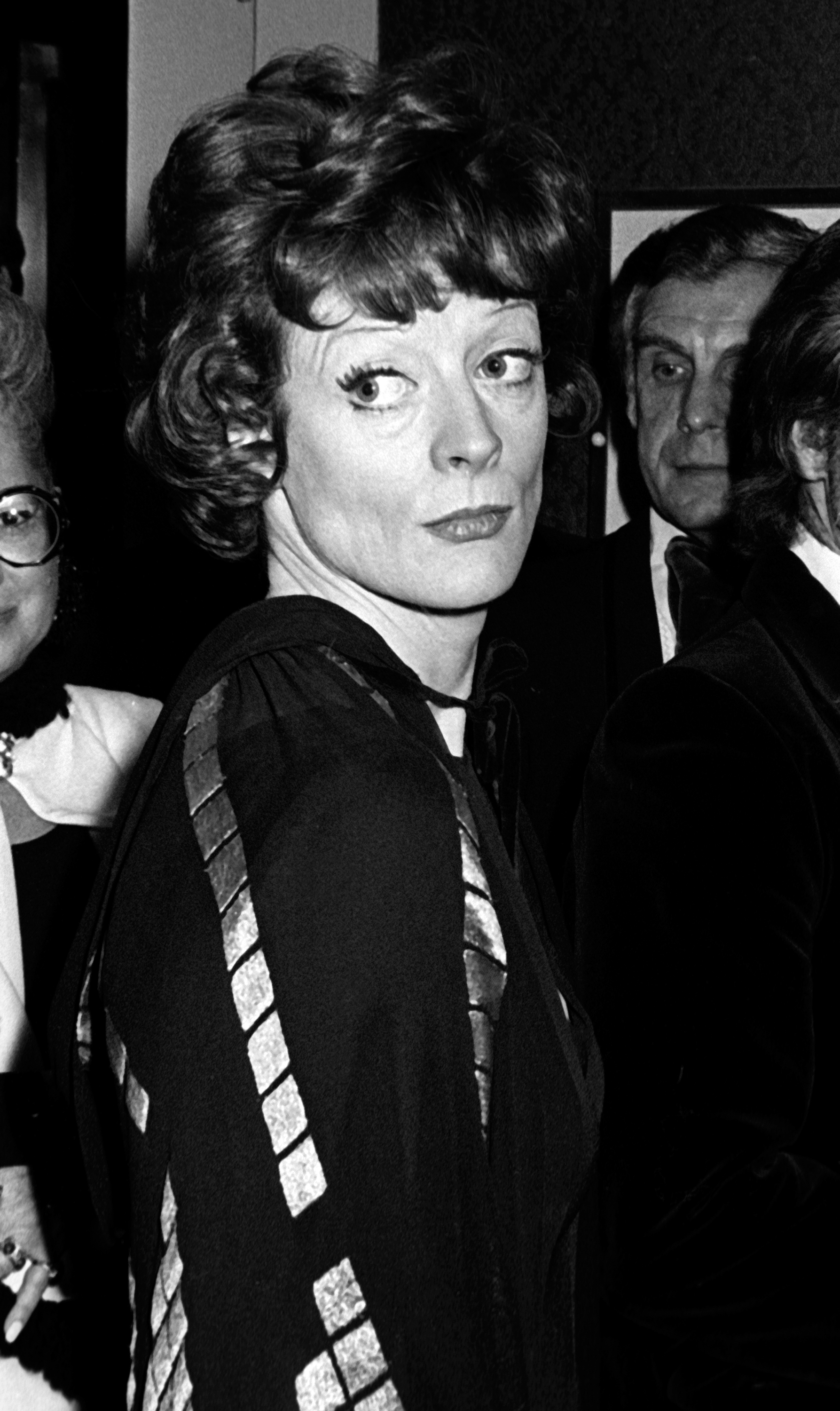 Maggie Smith besucht die 29. jährlichen Tony Awards am 20. April 1975 in New York City. | Quelle: Getty Images