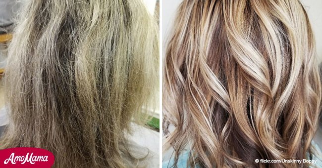 Haben Sie kein Geld für einen Salonbesuch? Hauspflege mit Keratin wird ihren Haaren in kurze Zeit wieder den nötigen Glanz verleihen