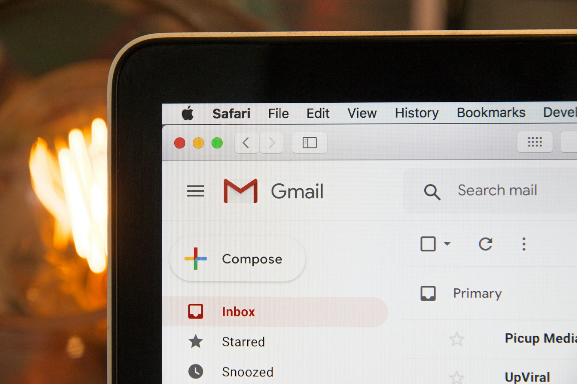 Gmail-Website auf einem Laptop | Quelle: Pexels