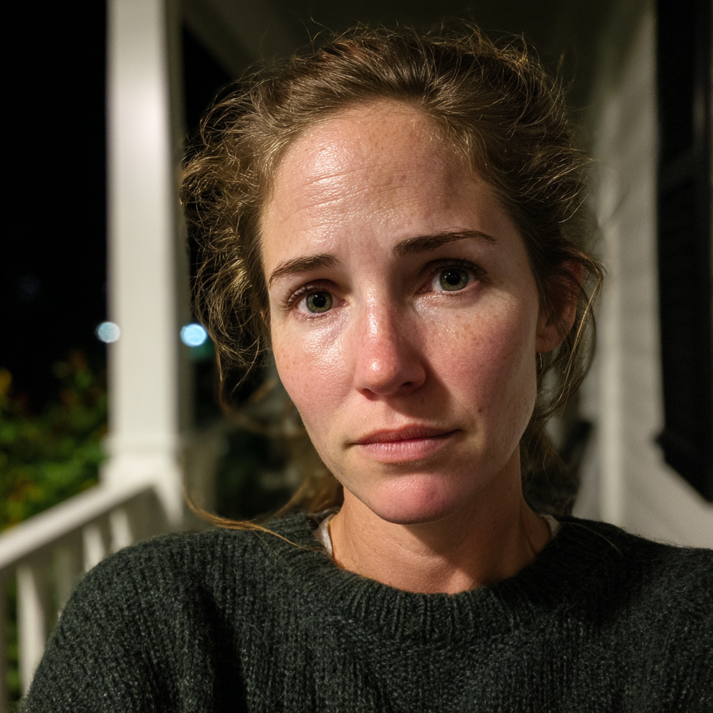 Eine Nahaufnahme einer emotionalen Frau | Quelle: Midjourney