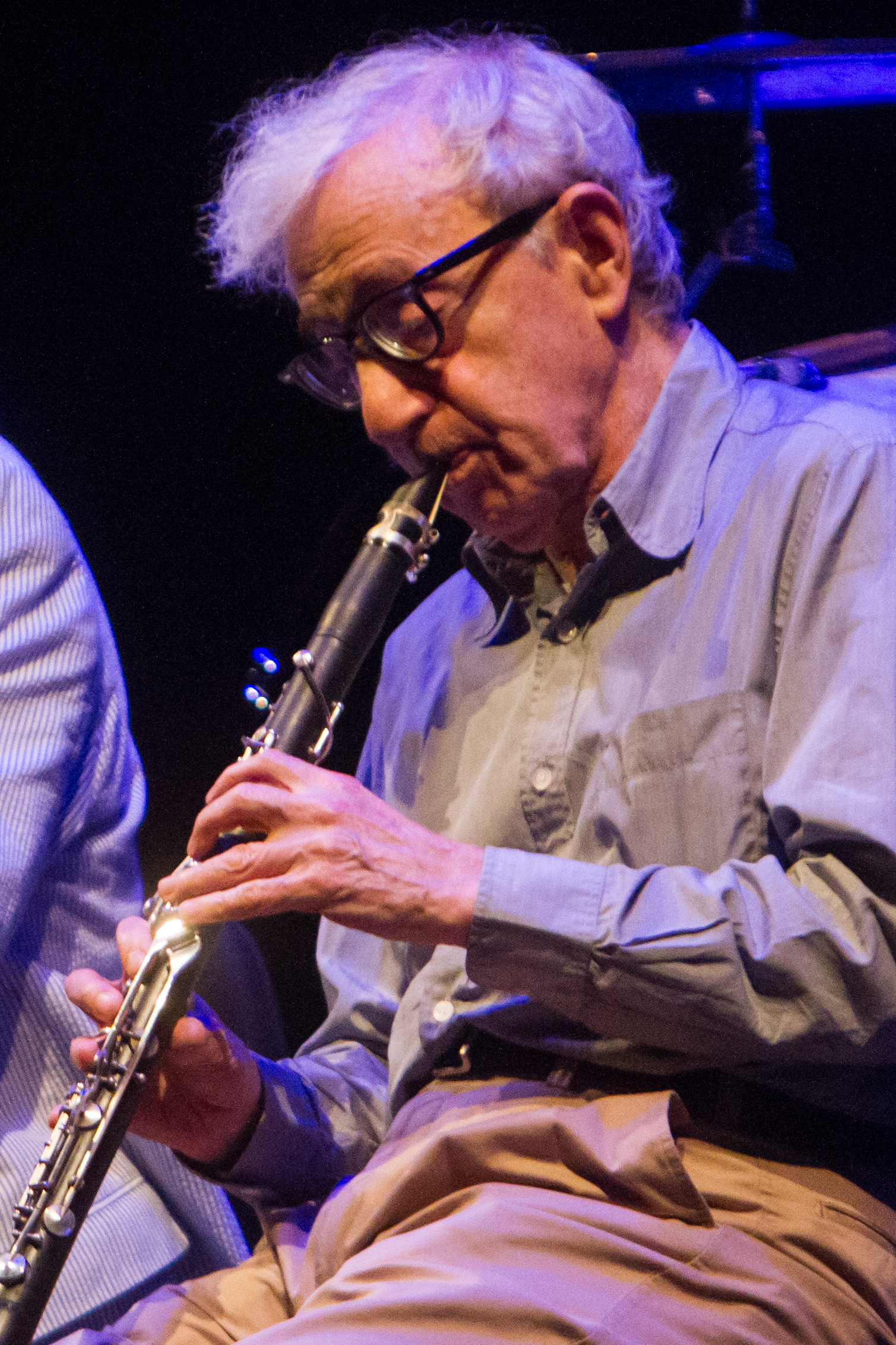 Woody Allen bei einem Konzert im Teatro Degli Arcimboldi in Mailand, Italien, am 28. Juni 2019. | Quelle: Getty Images