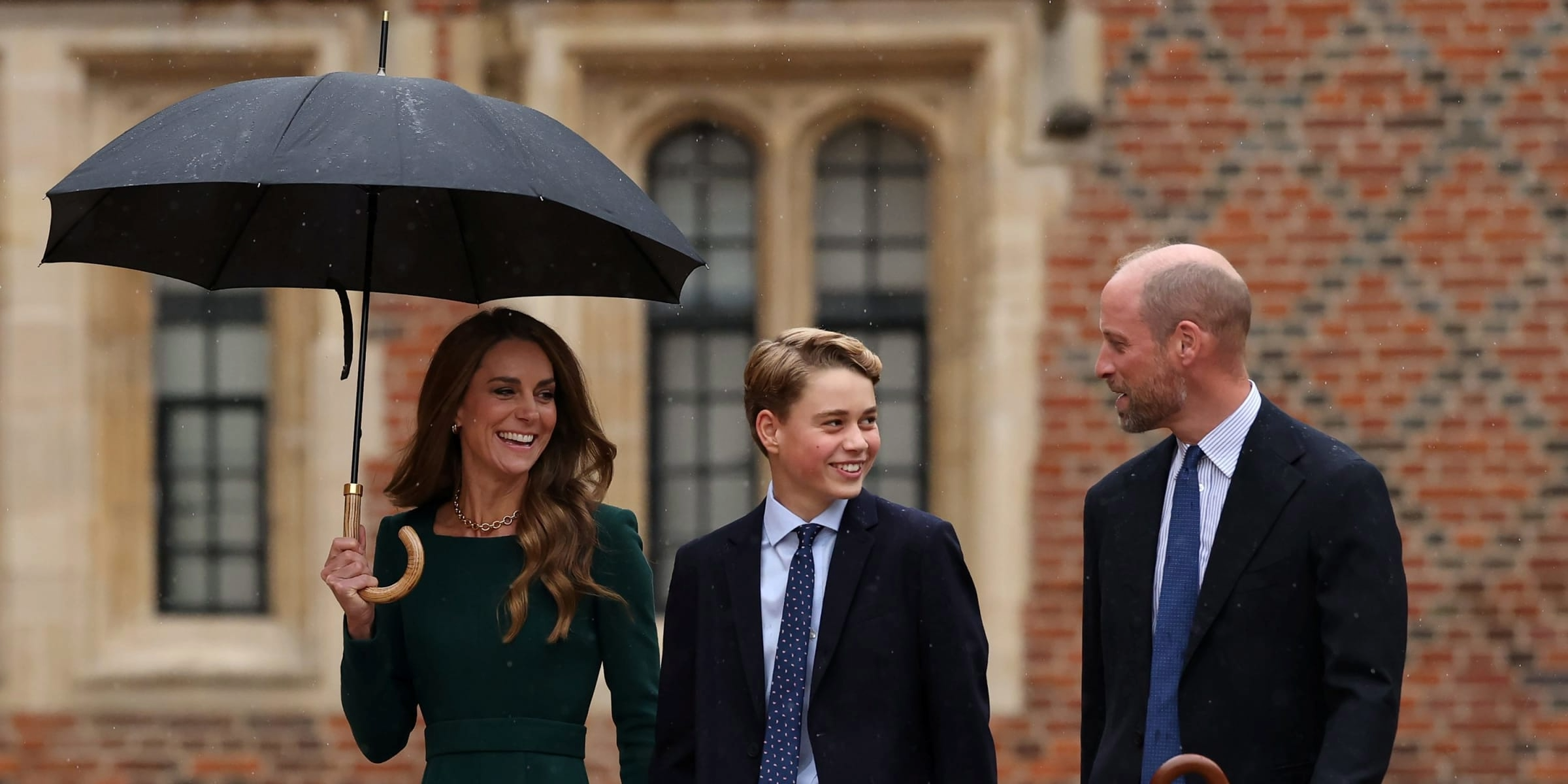 Prinzessin Catherine, Prinz George und Prinz William | Quelle: Getty Images