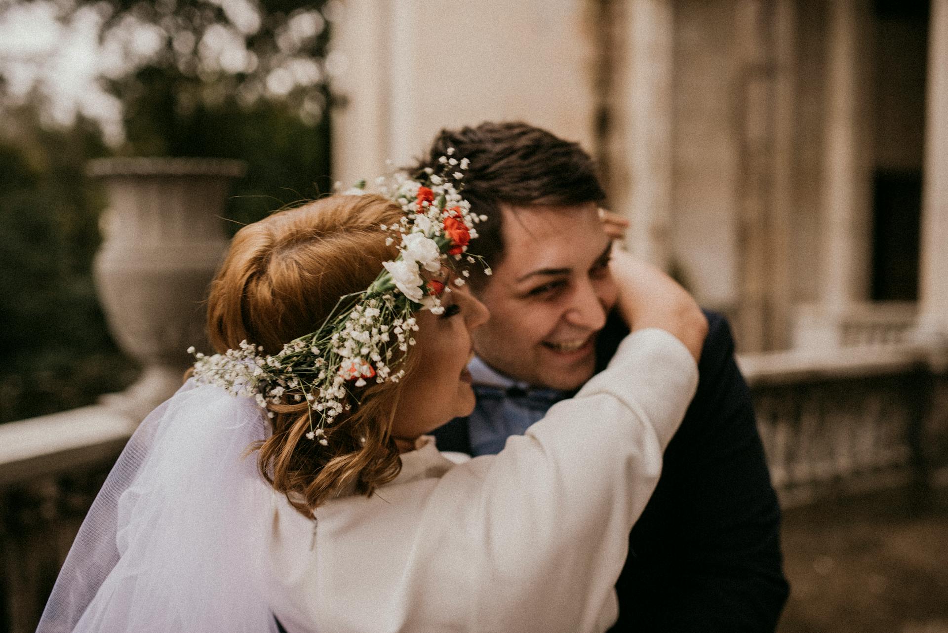 Ein Paar an seinem Hochzeitstag | Quelle: Pexels