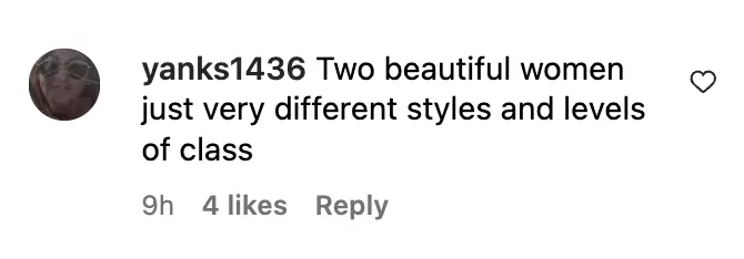 Fan-Kommentar, datiert Oktober 2023 | Quelle: Instagram/pagesix