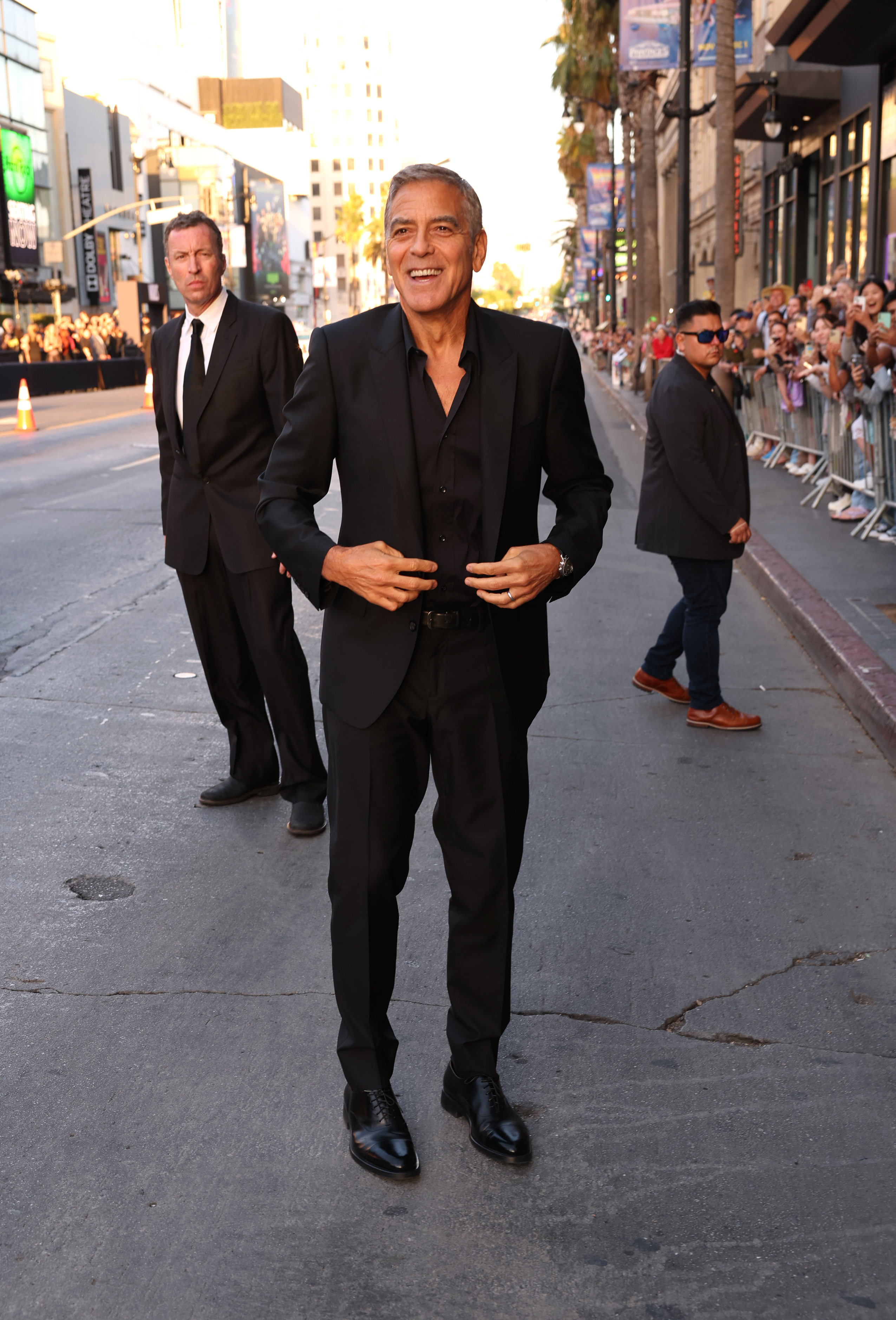 George Clooney besucht die US-Premiere von "Wolfs" von Apple Original Films im TCL Chinese Theatre am 18. September 2024 in Hollywood, Kalifornien | Quelle: Getty Images