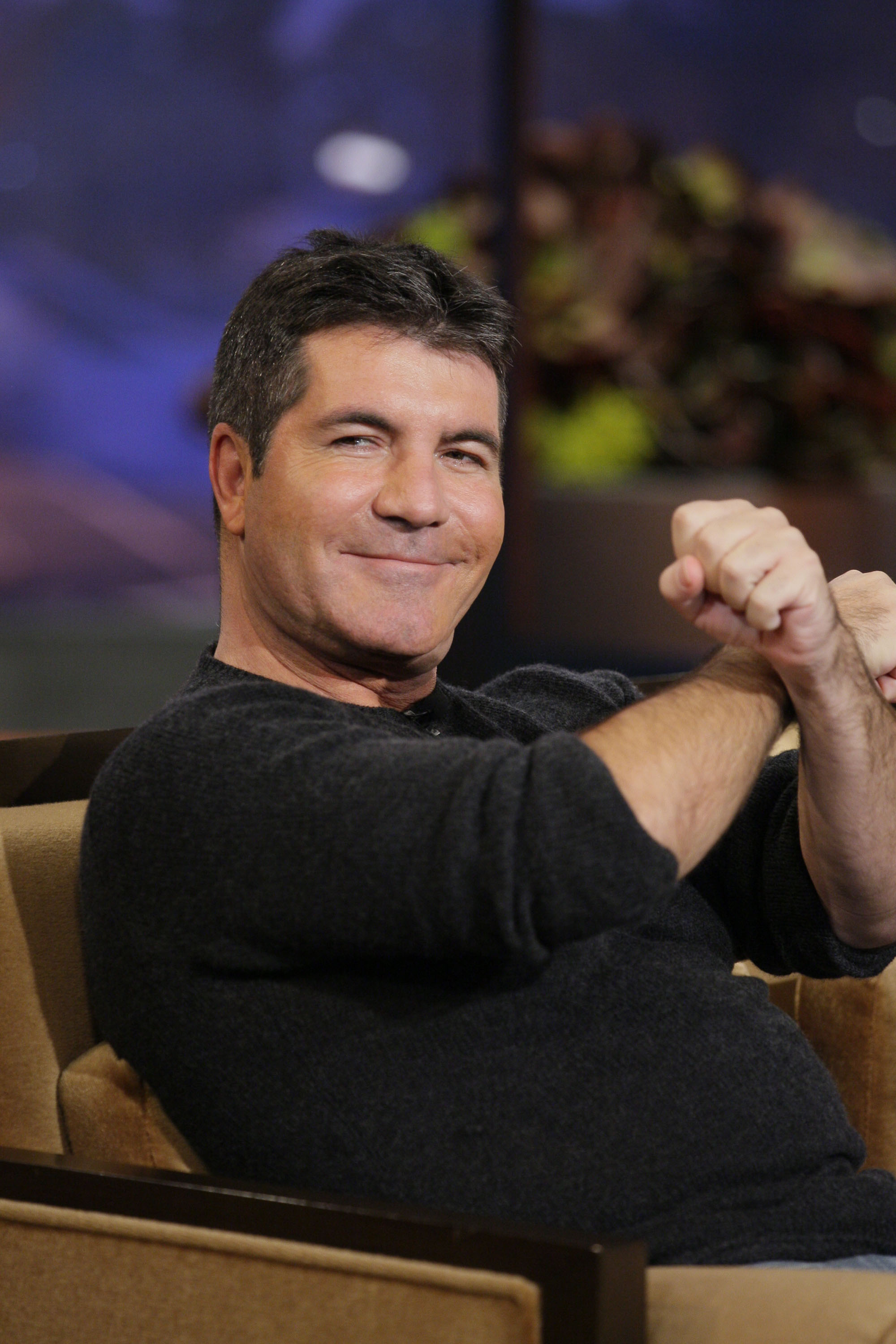 Simon Cowell während eines Interviews am 29. Oktober 2012 | Quelle: Getty Images