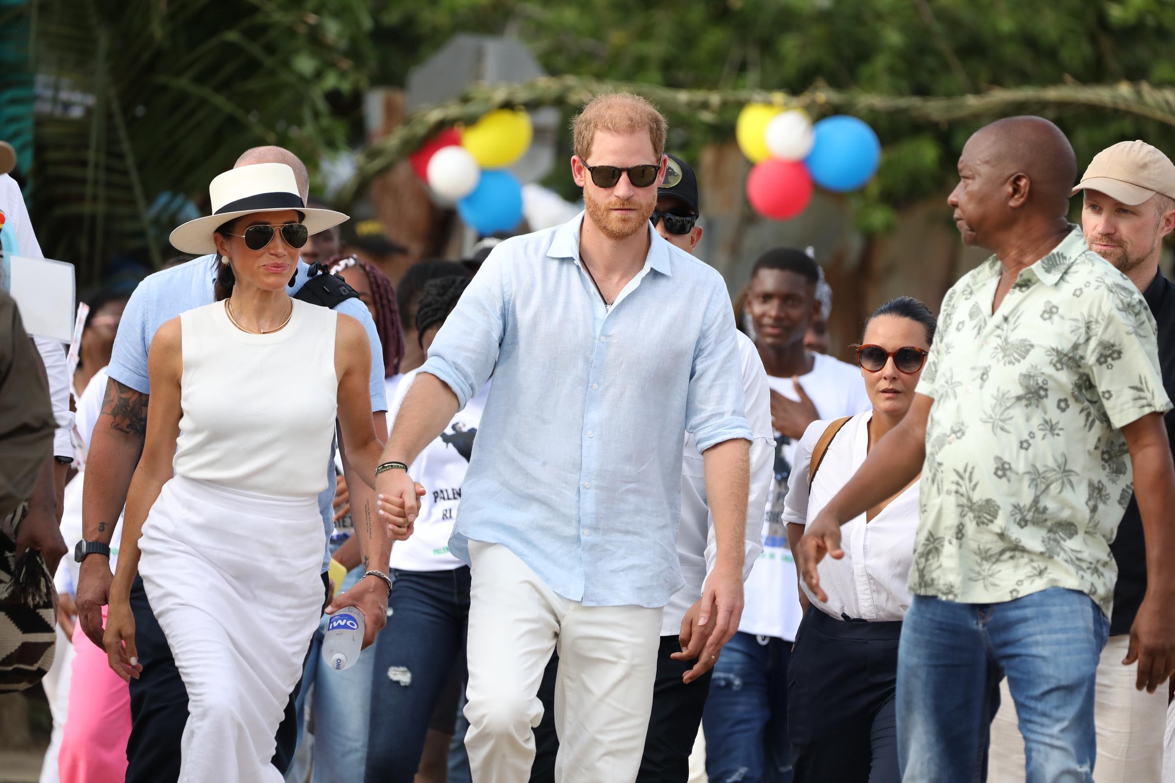 Prinz Harry, Herzog von Sussex und Meghan, Herzogin von Sussex, werden am 17. August 2024 gesehen | Quelle: Getty Images