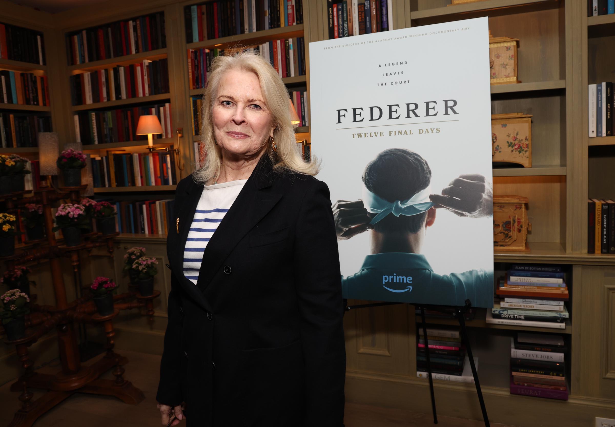 Candice Bergen besucht das "Federer: Twelve Final Days"-Prime-Video-Special-Screening im The Whitby Hotel am 13. Mai 2024 in New York City | Quelle: Getty Images