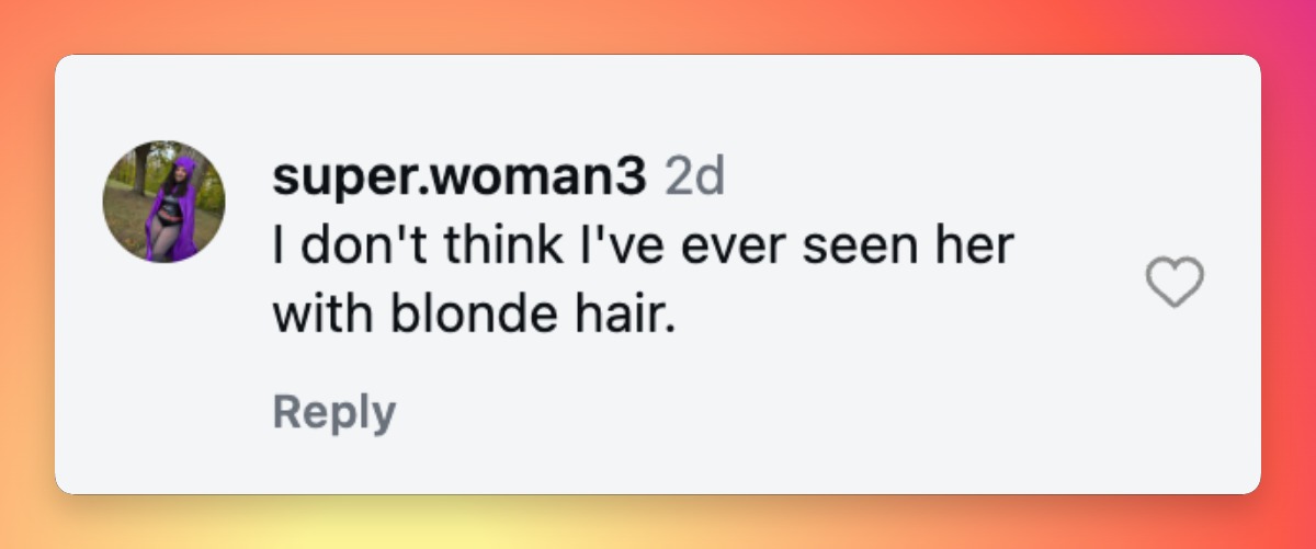 Der blonde Look der Schauspielerin hat die Aufmerksamkeit der Zuschauer auf sich gezogen und den Reaktionen auf ihr Video eine weitere Dimension verliehen. | Quelle: Instagram/didyoucatchthistv