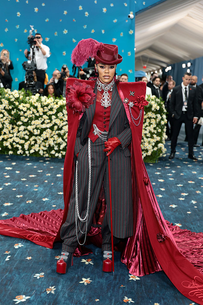 Teyana Taylor besucht die Met Gala 2025 im Metropolitan Museum of Art in New York City am 5. Mai, die unter dem Motto "Superfine: Tailoring Black Style" stand.