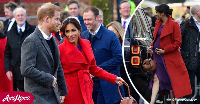 Schwangere Meghan Markle und ihre unerwartete Farbwahl für das erste Outing mit Prinz Harry 2019