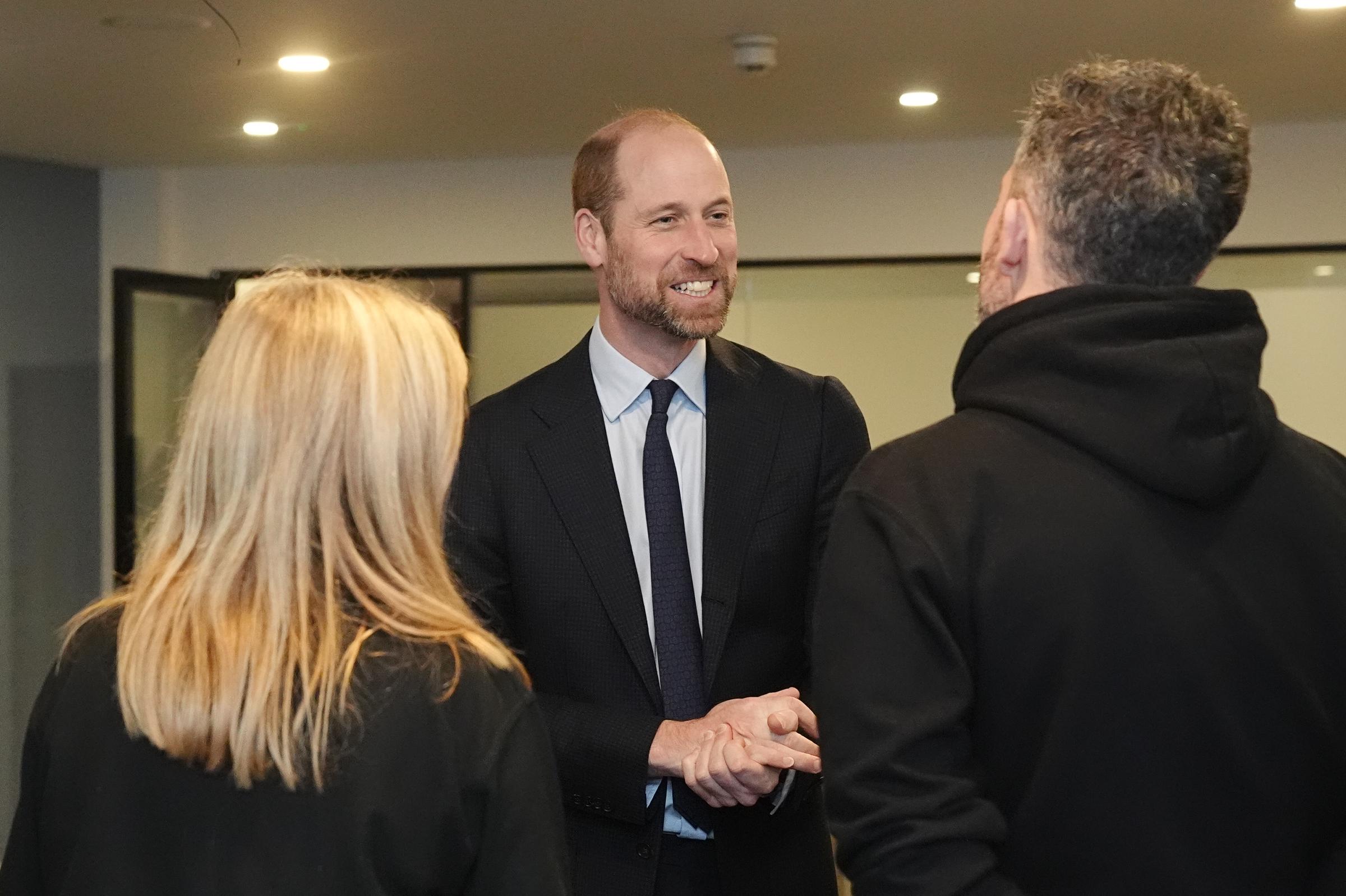 Prinz William spricht zu den Teilnehmerinnen und Teilnehmern der ersten Emergency and Critical Care Conference im Birmingham Conference and Events Centre am 15. Januar 2025 in Birmingham, England: Getty Images