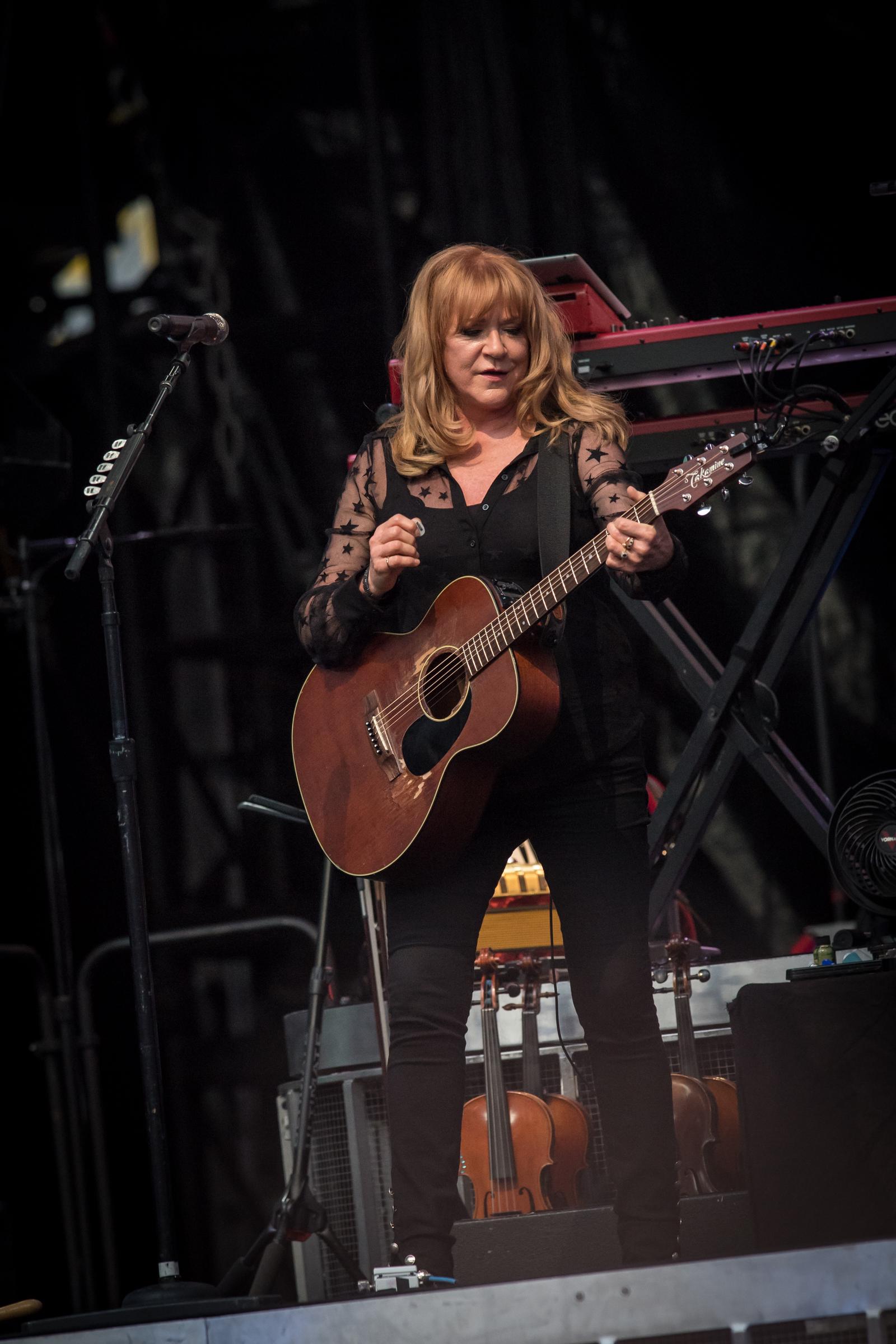 Patti Scialfa bei einem Konzert in Mailand, Italien am 3. Juli 2016 | Quelle: Getty Images