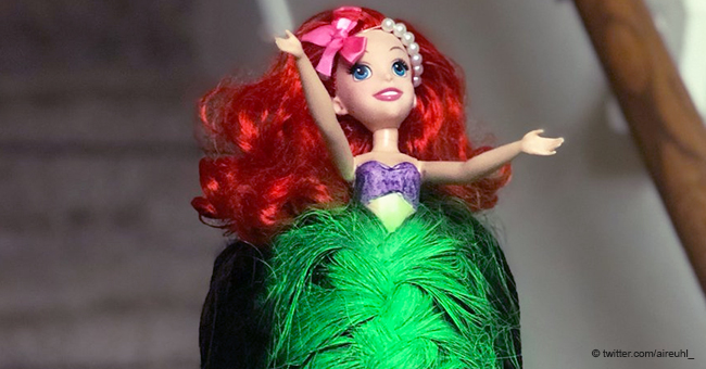 Kleines Mädchen wird mit märchenhafter Meerjungfrau-Frisur viral