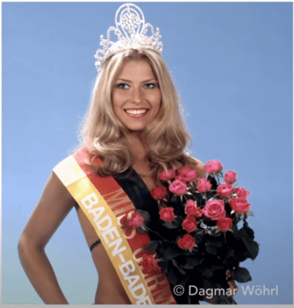 Dagmar Wöhrl gewann das Titel der Miss Germany | Quelle: Youtube/phoenix