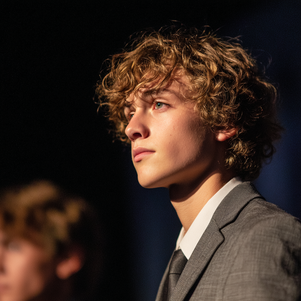 Eine Seitenansicht eines Teenagers | Quelle: Midjourney