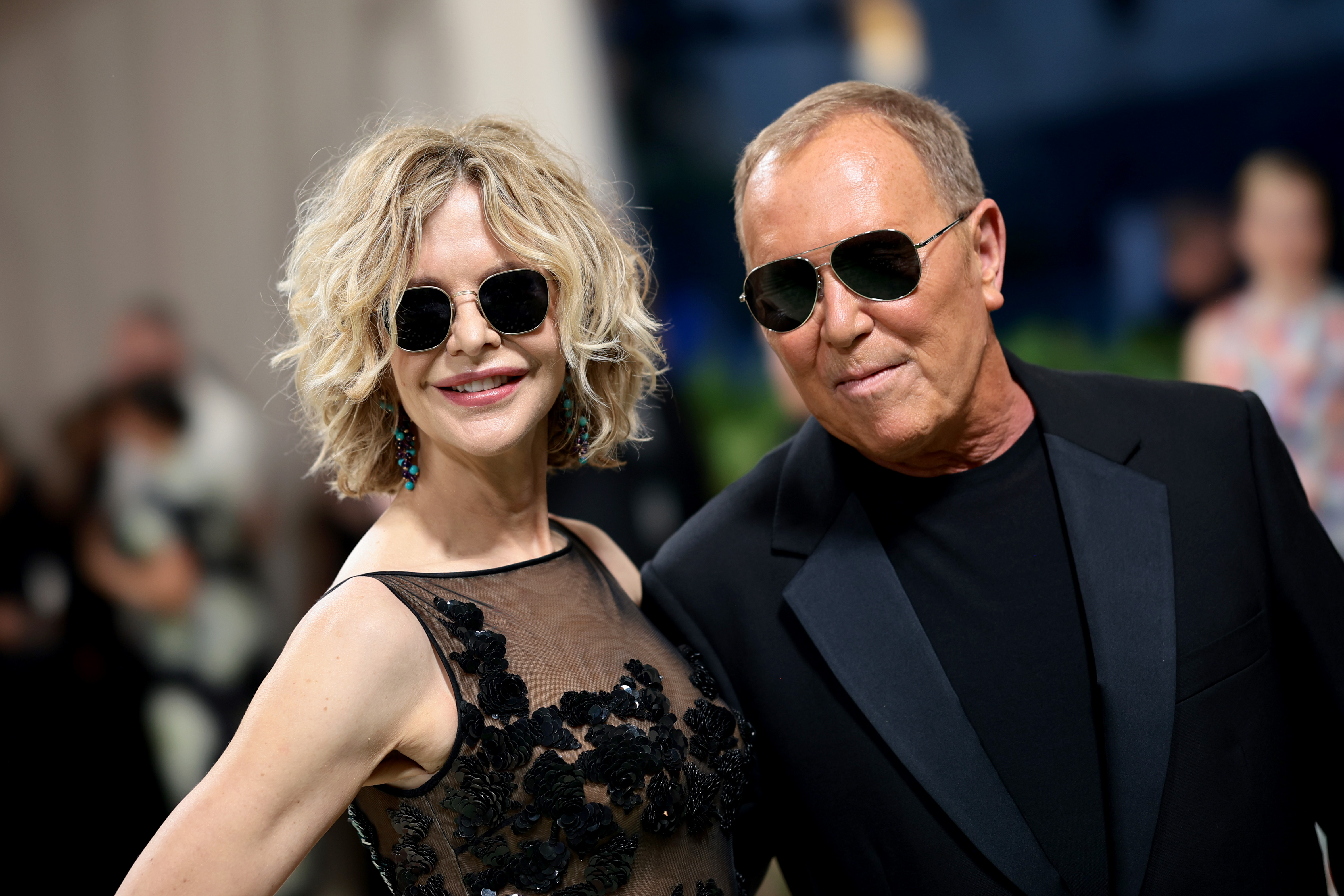 Meg Ryan und Michael Kors. | Quelle: Getty Images