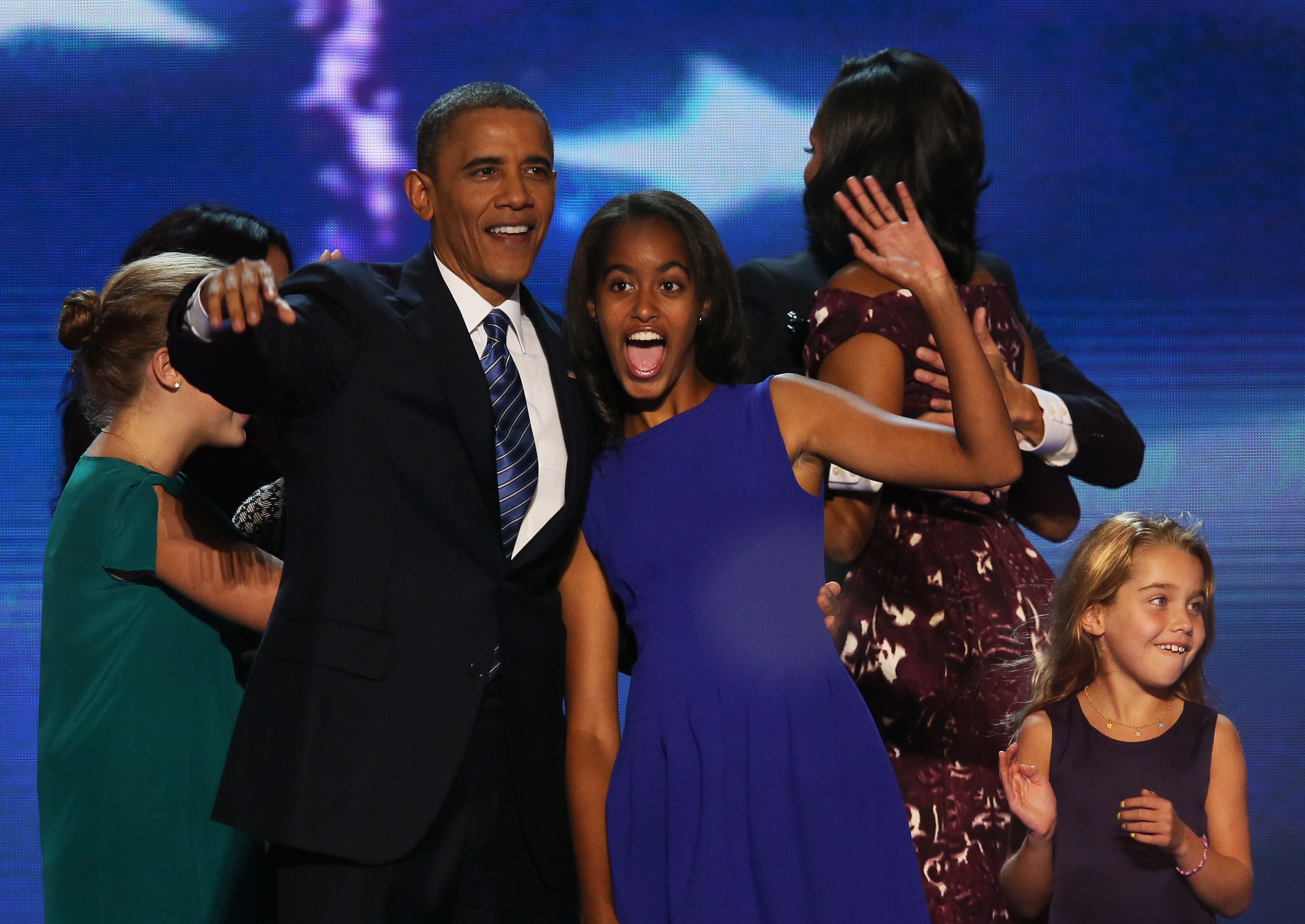 Barack Obama und Malia Obama, 2012 | Quelle: Getty Images