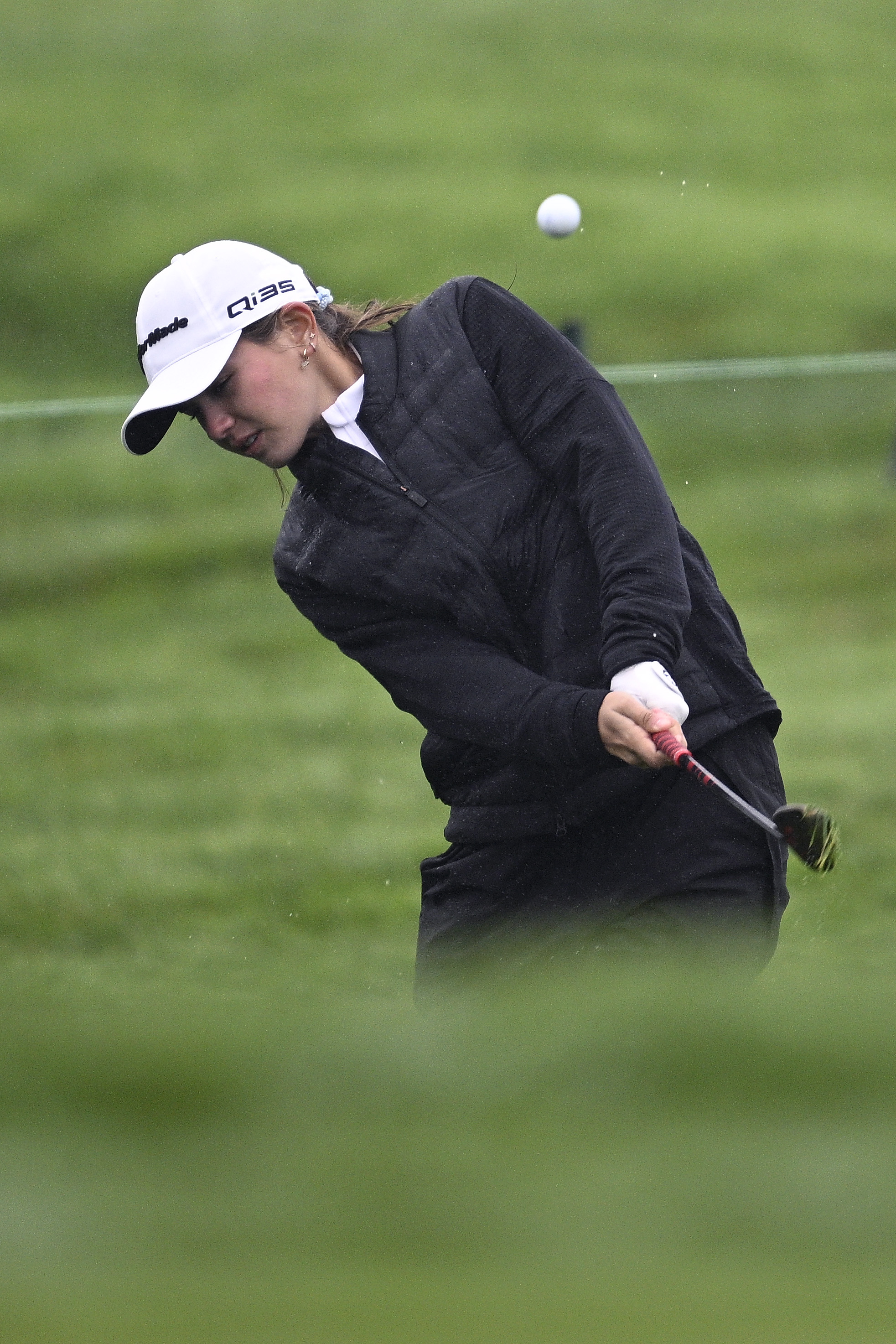 Kai Madison Trump spielt einen Schlag am neunten Loch vor dem The Genesis Invitational 2025 am 12. Februar 2025 in La Jolla, Kalifornien. | Quelle: Getty Images