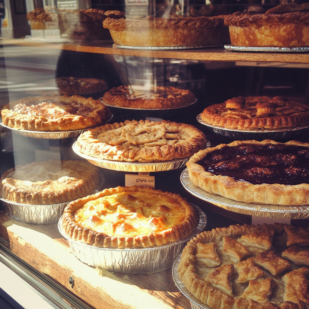 Torten in einer Bäckerei | Quelle: Midjourney