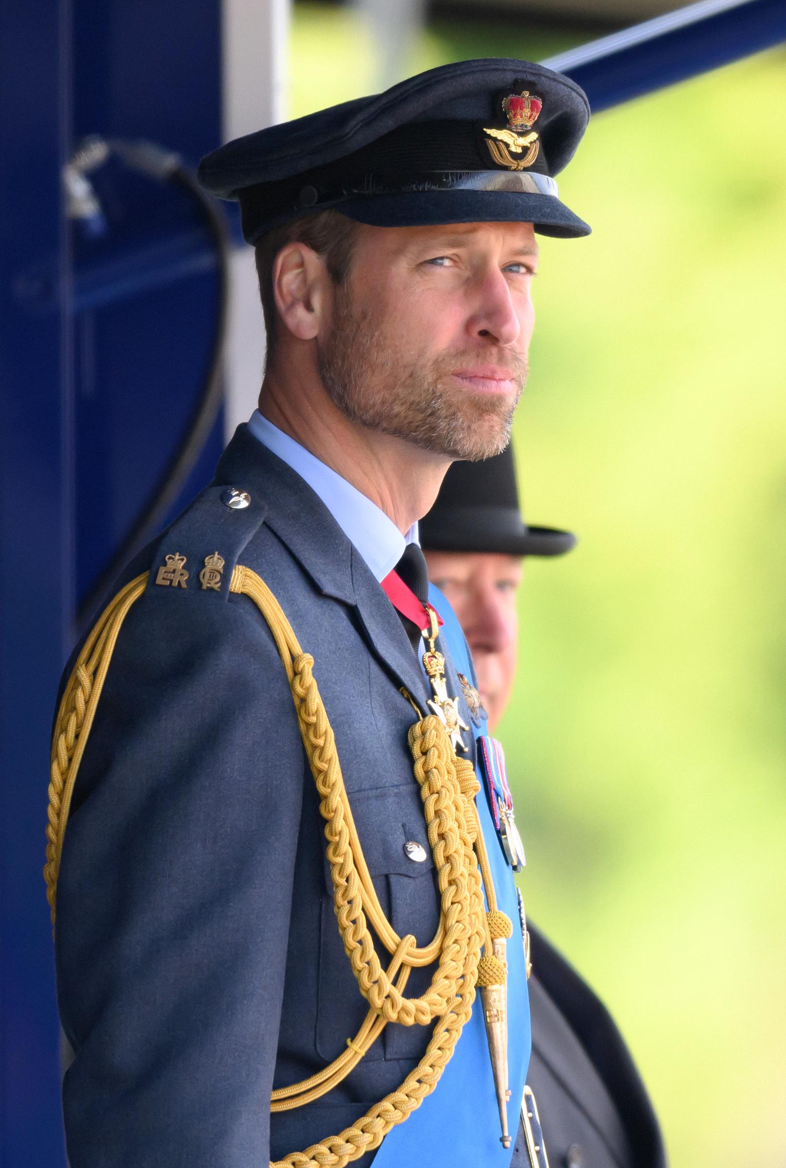 William, Prinz von Wales am 12. September 2024 im Royal Air Force College Cranwell | Quelle: Getty Images