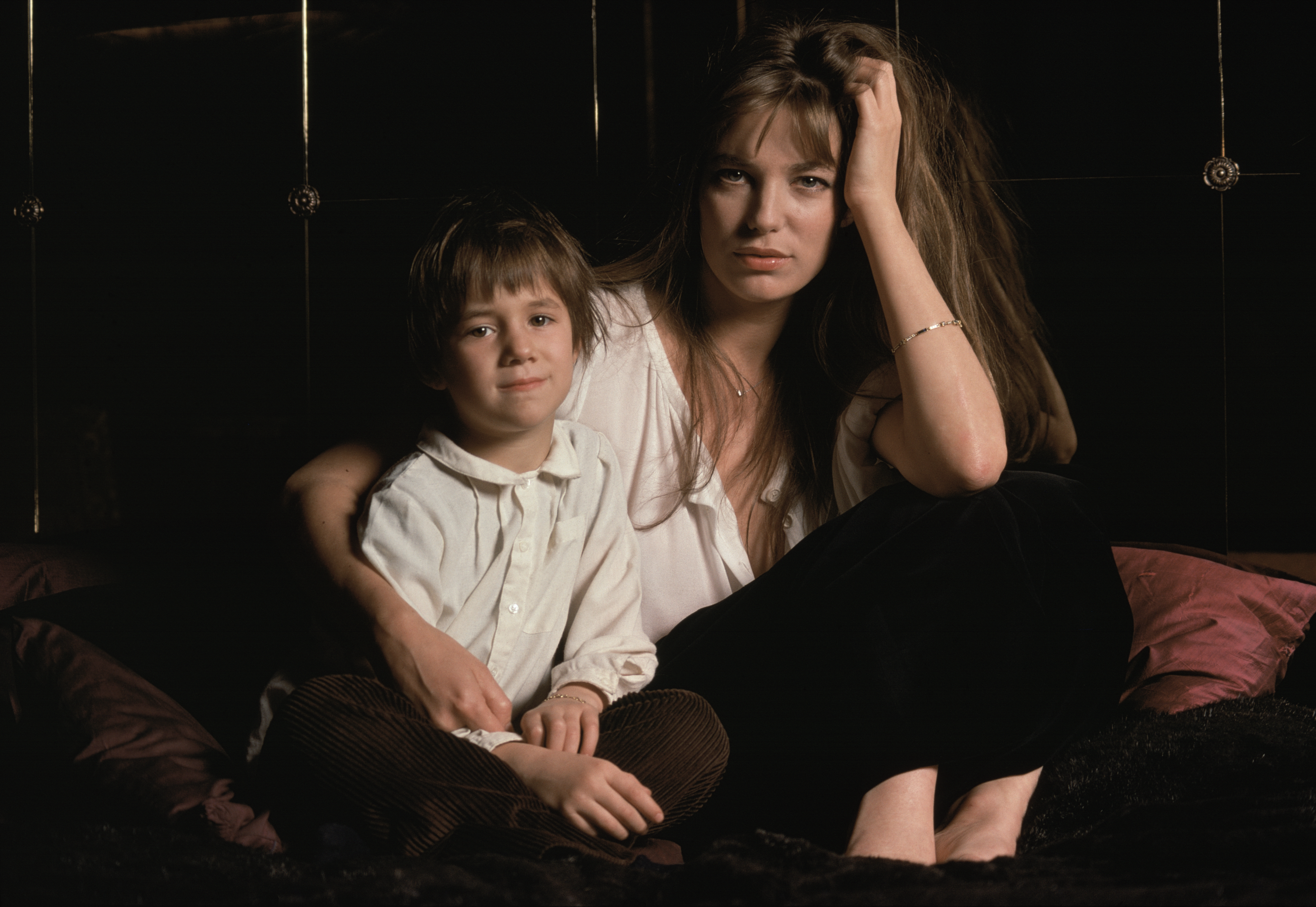 Jane Birkin und Charlotte Gainsbourg, fotografiert am 29. März 1978 | Quelle: Getty Images