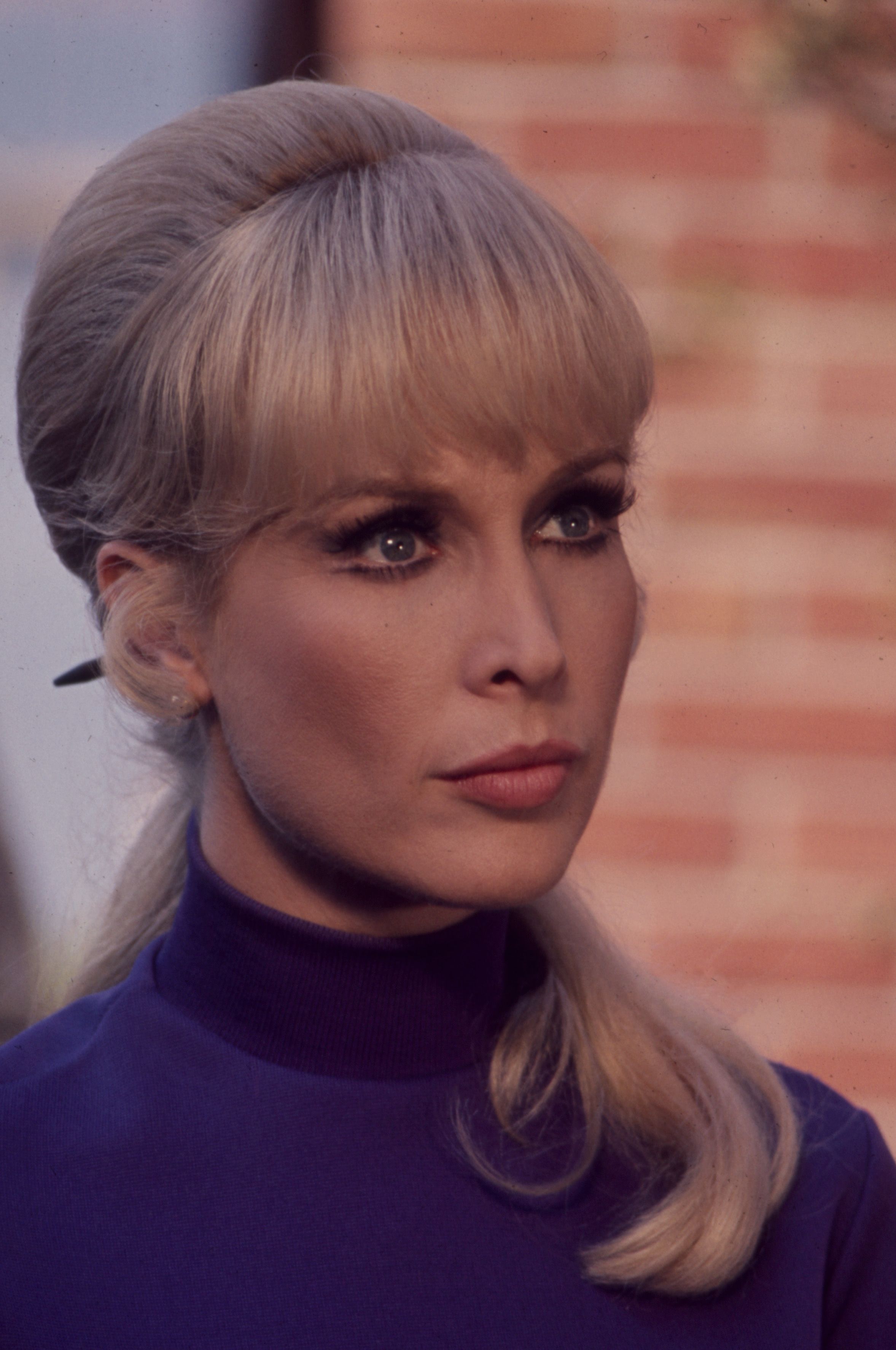 Barbara Eden tritt 1971 in Walt Disneys Fernsehfilm "The Feminist and the Fuzz" auf. | Quelle: Getty Images