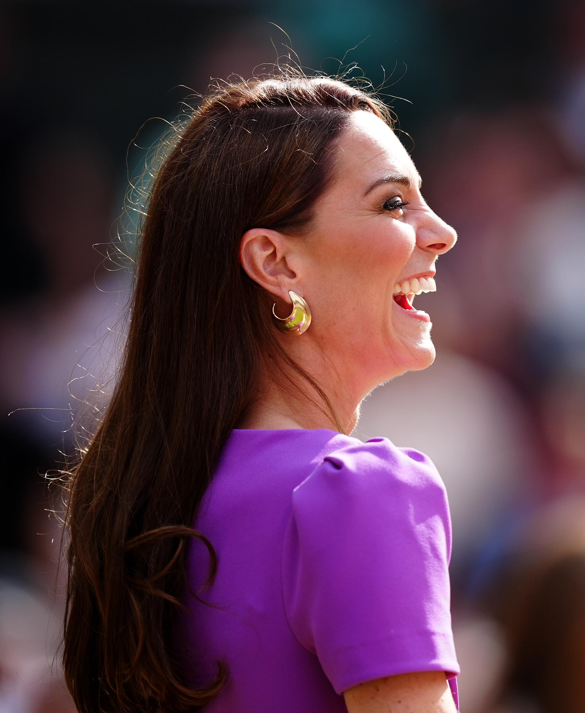 Kate Middleton im All England Lawn Tennis and Croquet Club am 14. Juli 2024 in London, England. | Quelle: Getty Images