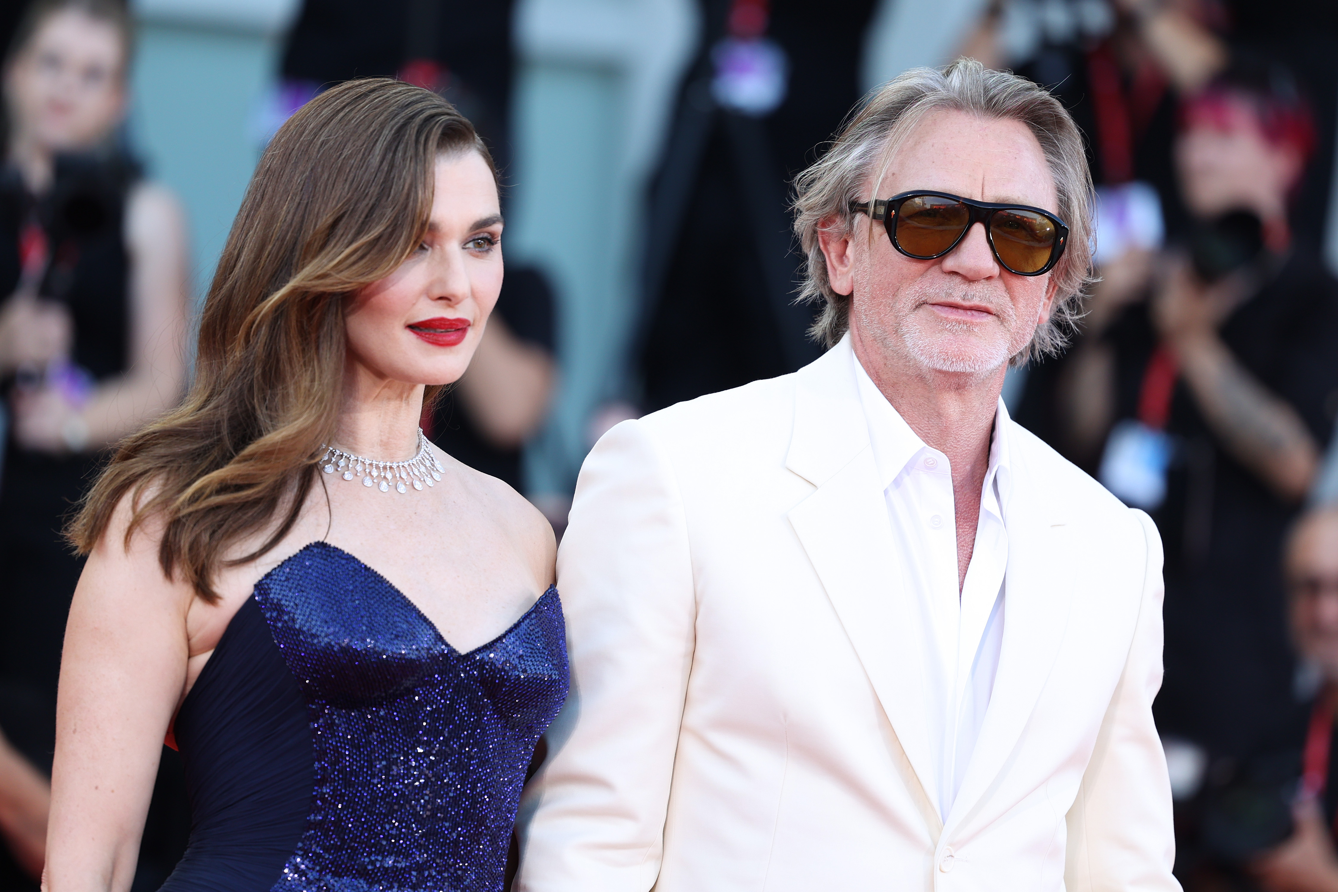 Rachel Weisz und Daniel Craig am 03. September 2024 in Venedig, Italien | Quelle: Getty Images