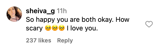 Ein Screenshot eines Kommentars, in dem es um Kourtney Kardashians Update vom 6. September 2023 geht | Quelle: Instagram/kourtneykardash