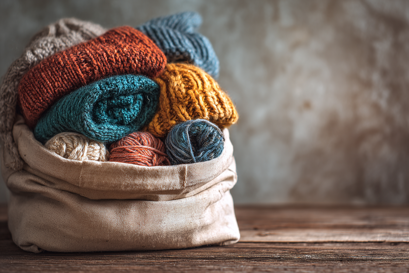 Eine Tasche voller Kleidung | Quelle: Midjourney