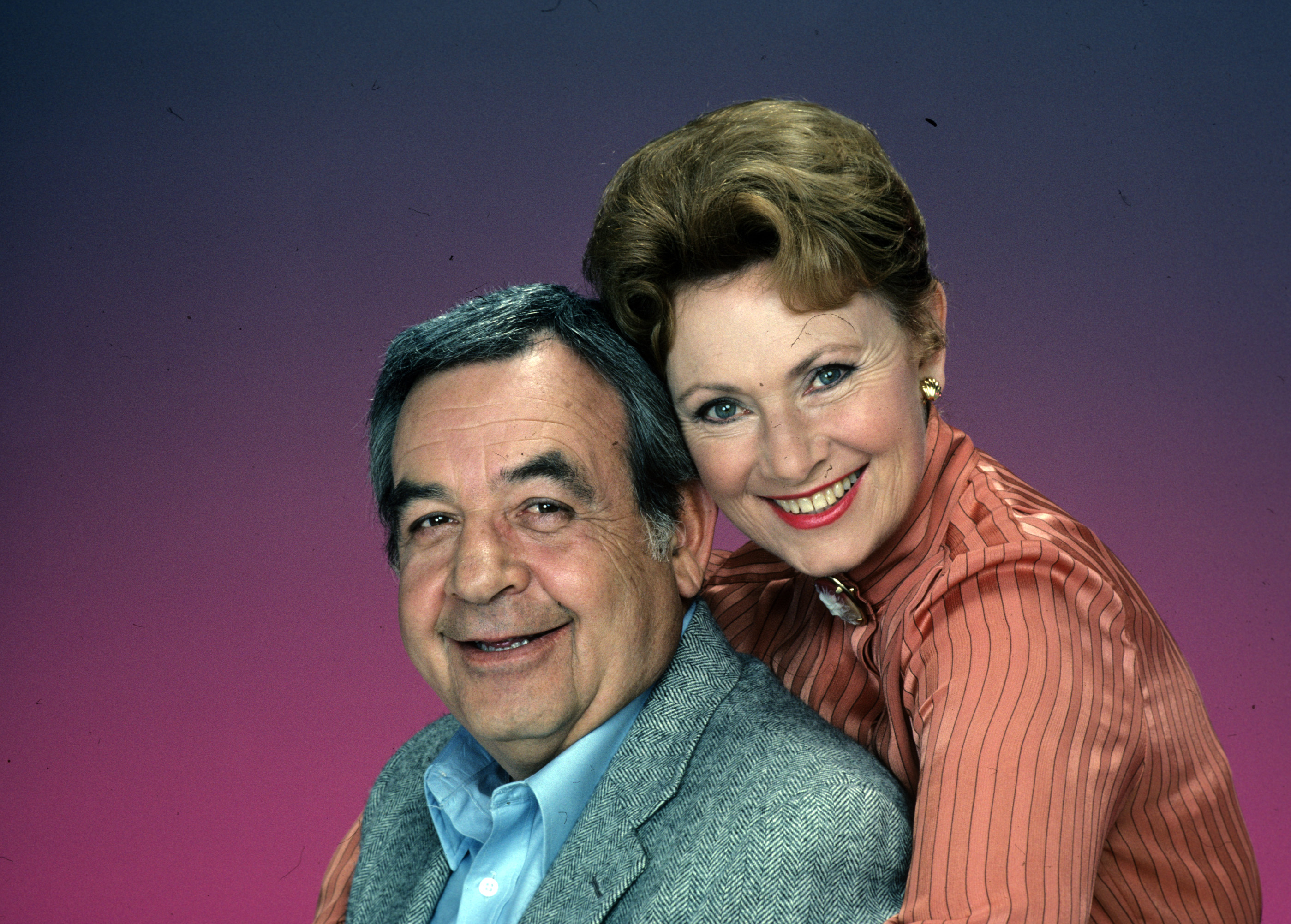 Tom Bosley und Marion Ross in "Happy Days", 2008 | Quelle: Getty Images