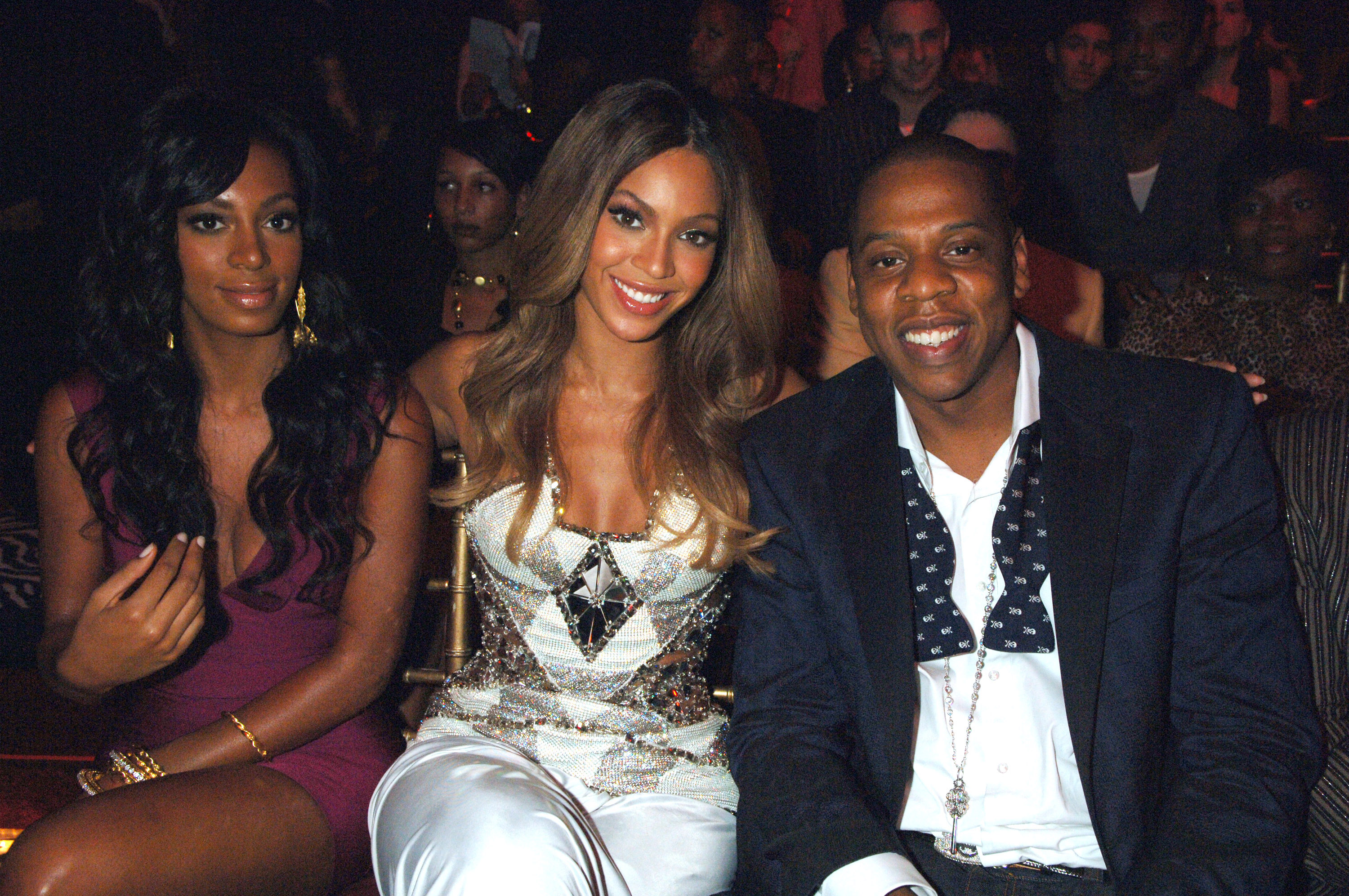 Solange, Beyonce und Jay Z während der MTV Video Music Awards 2006 - Publikum in der Radio City Music Hall in New York City | Quelle: Getty Images