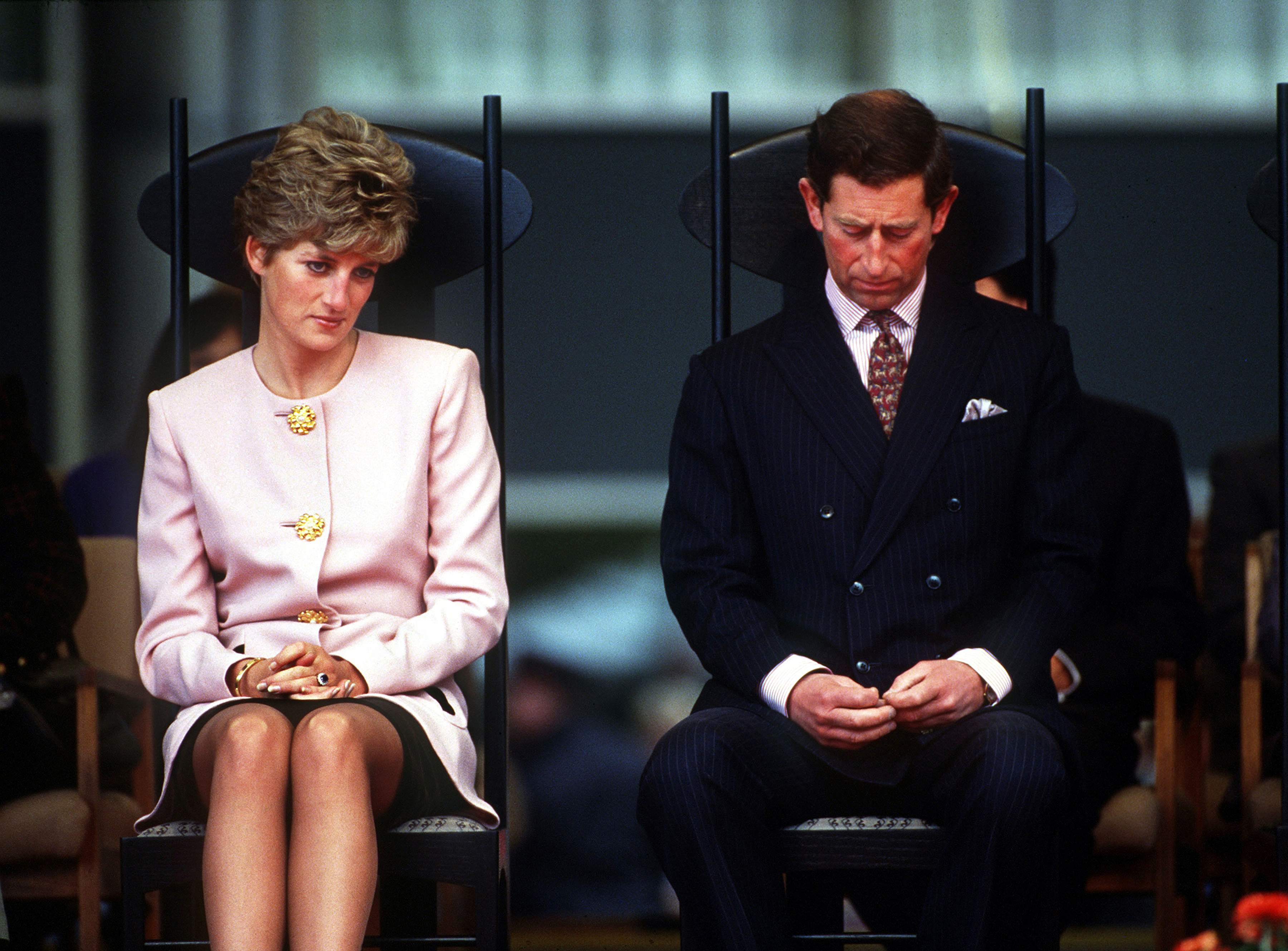 Prinzessin Diana und Prinz Charles bei einer Willkommenszeremonie in Toronto, Kanada, im Oktober 1991 | Quelle: Getty Images