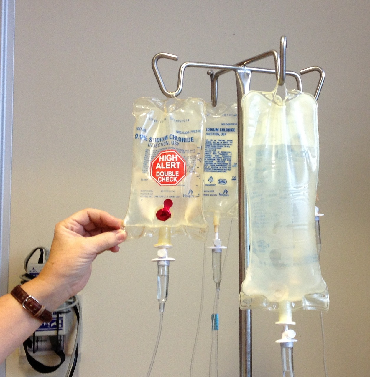 Chemotherapie-Infusionsbeutel | Quelle: Pixabay