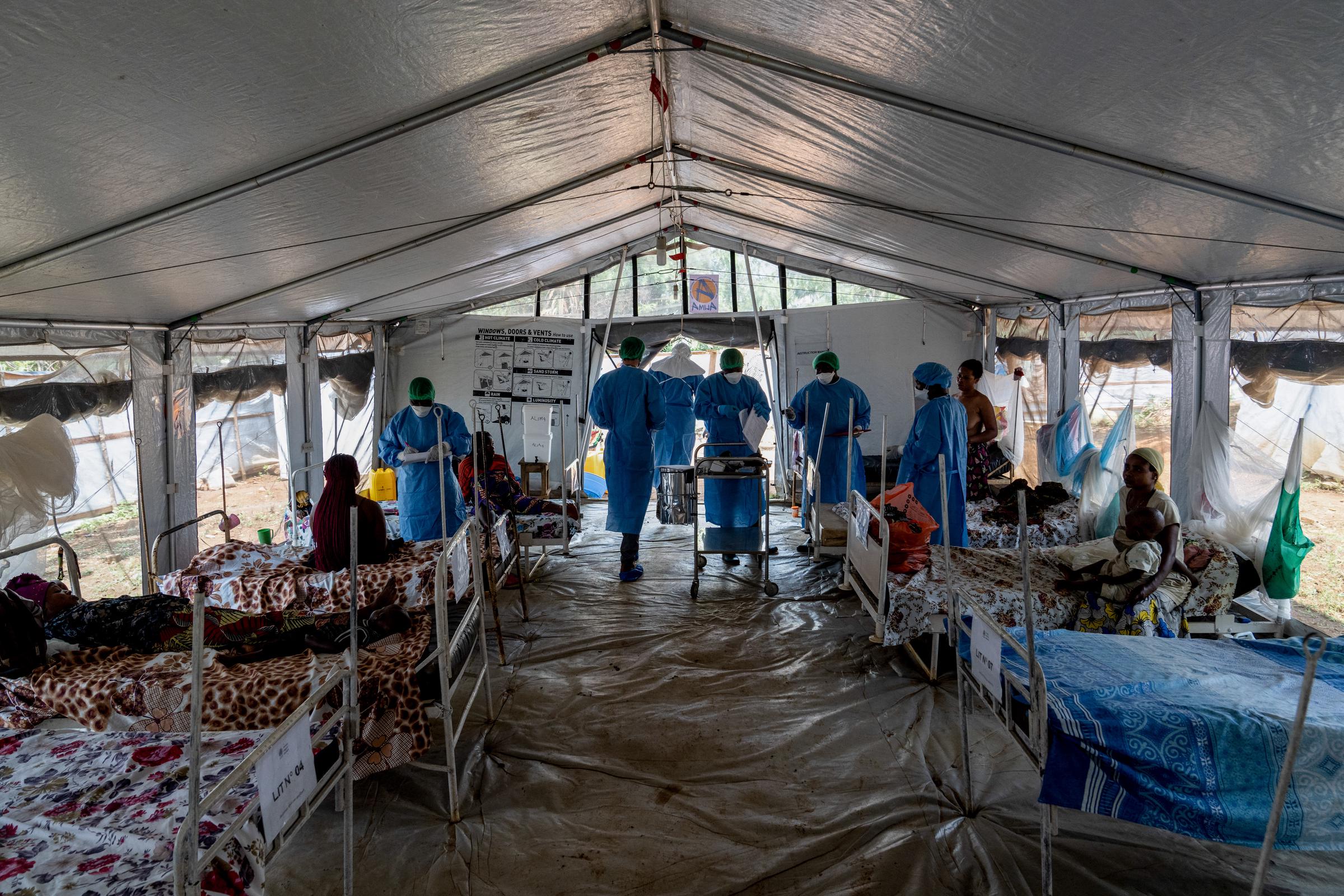 Gesundheitspersonal in einem Behandlungszentrum in der Demokratischen Republik Kongo am 20. September 2024 | Quelle: Getty Images