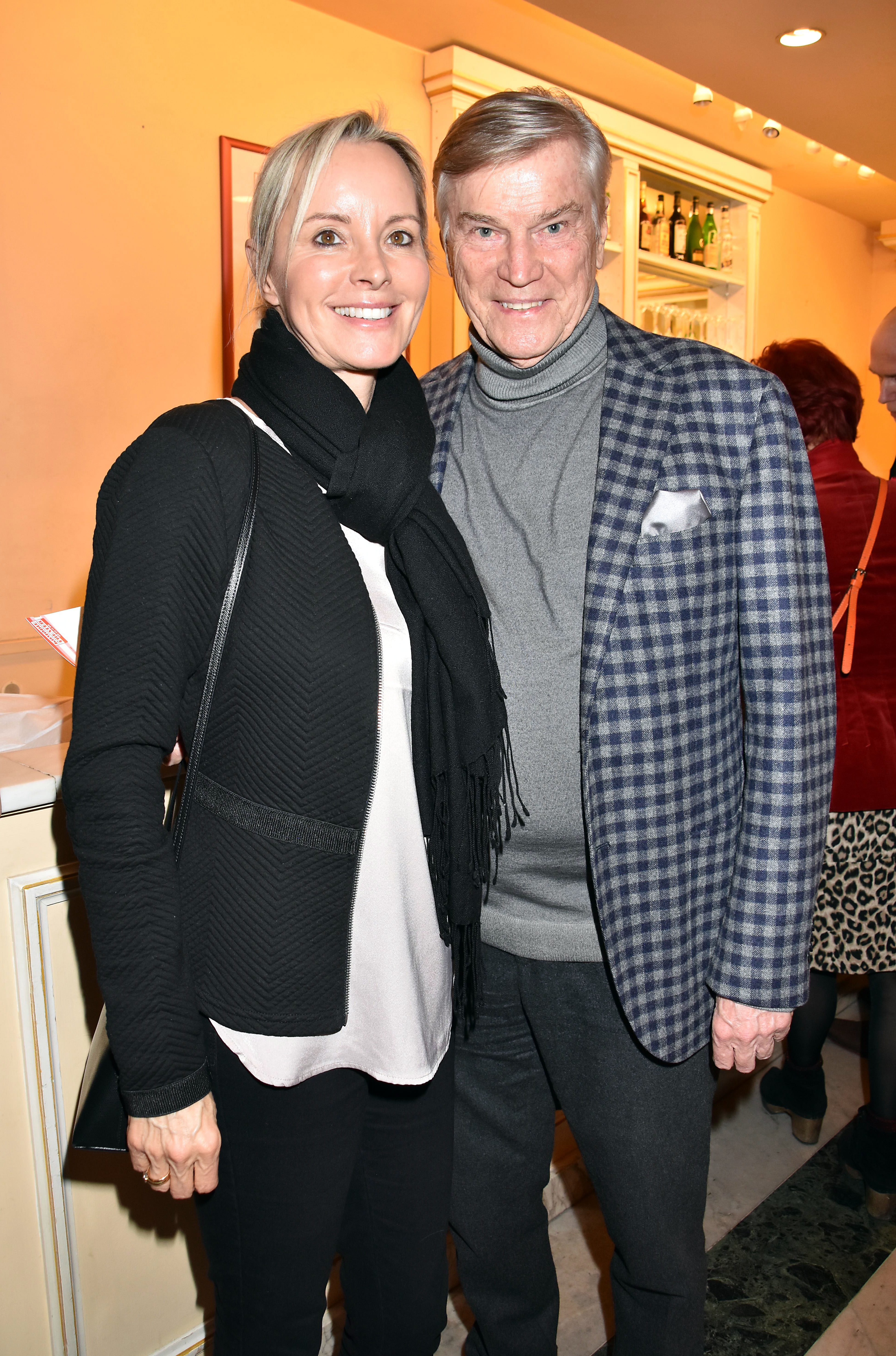 Constanze Busse und Jochen Busse bei der Premiere von "Der Entertainer" am 10. März 2018 in Berlin | Quelle: Getty Images