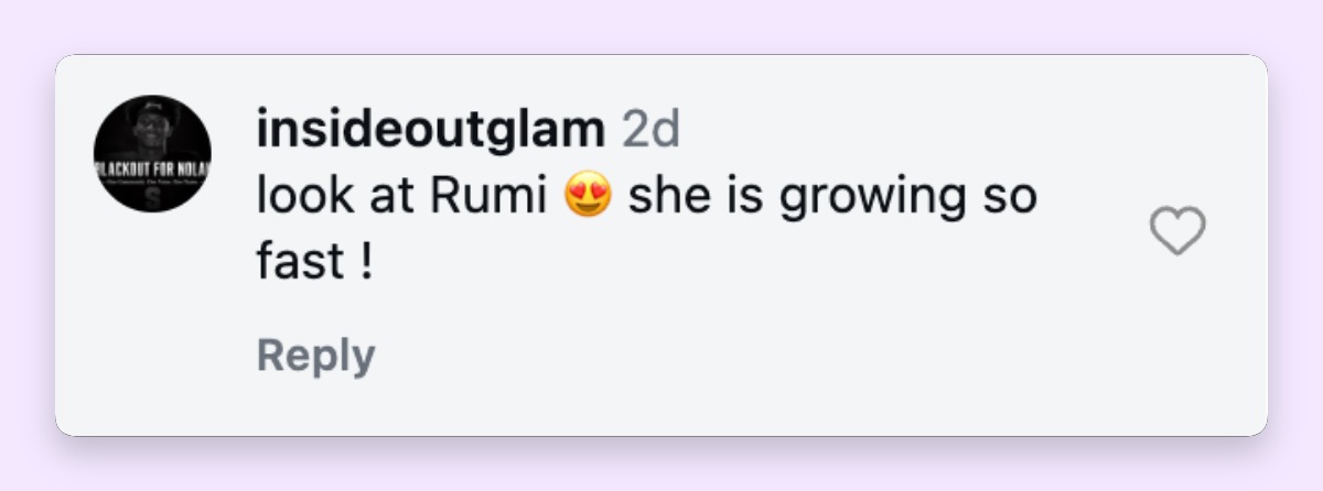 Auch die neunjährige Rumi sorgte nach dem Familienausflug für liebevolle Reaktionen der Fans. Viele Zuschauer staunten darüber, wie schnell Beyoncés jüngste Tochter schon groß wird. | Quelle: Instagram/essence