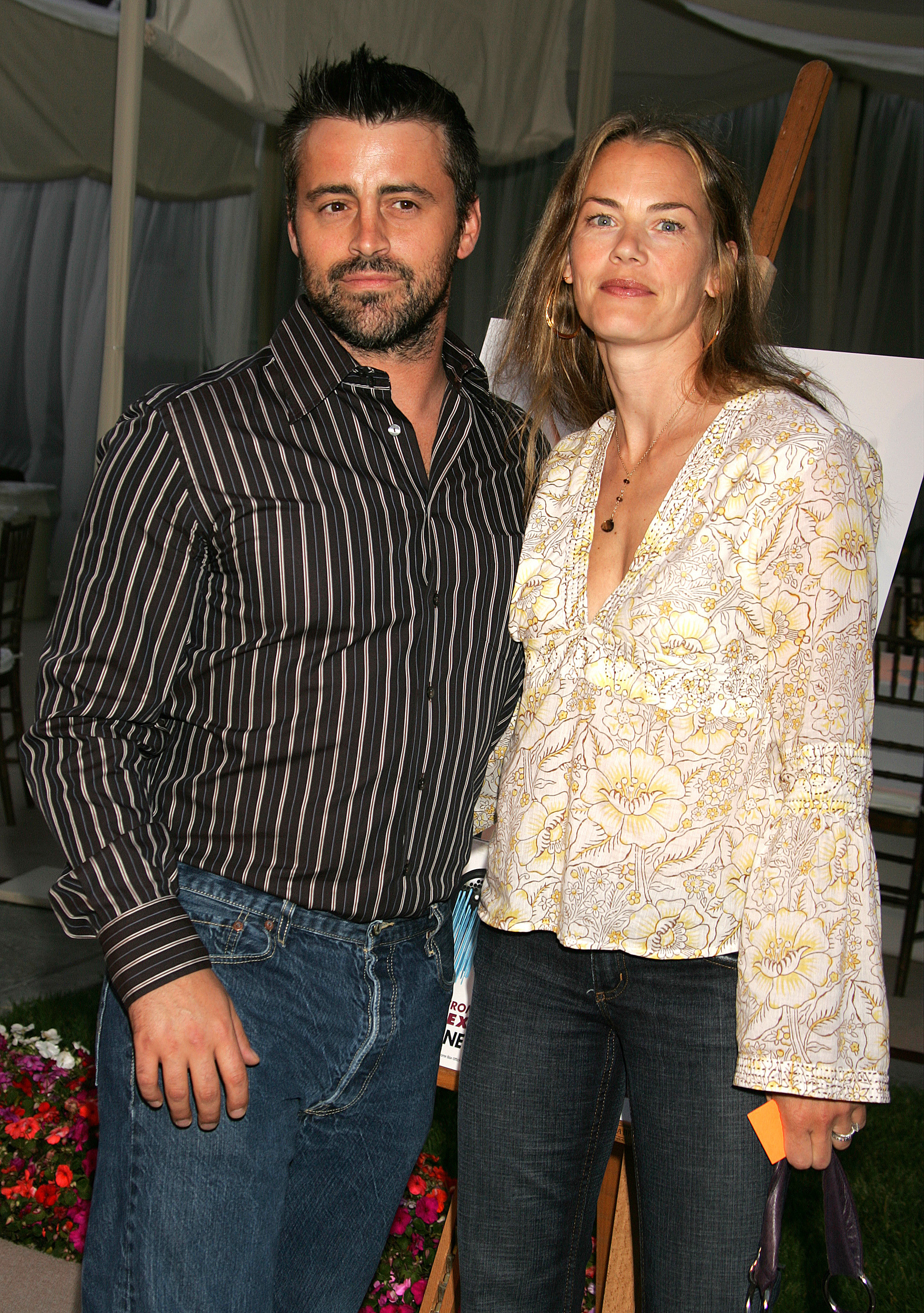 Matt LeBlanc und Melissa McKnight bei der HBO-Premiere von "The Comeback" in Los Angeles, 2005 | Quellen: Getty Images