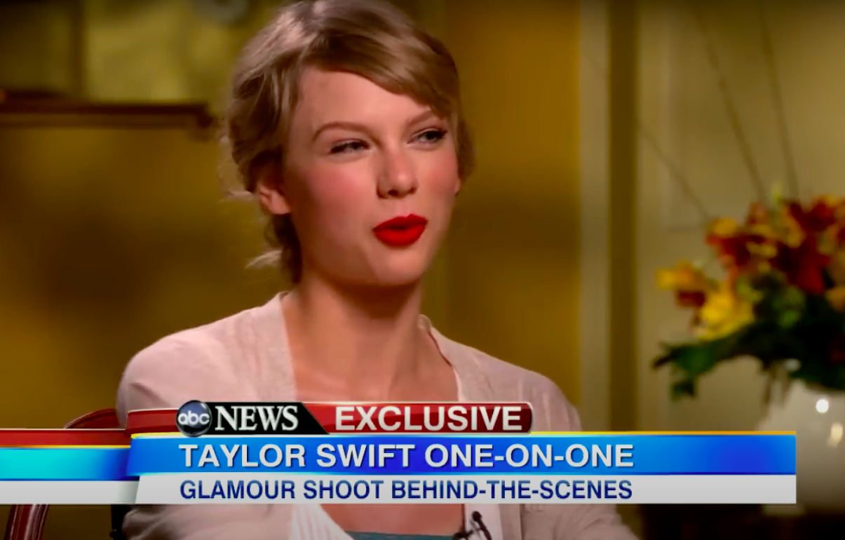 Taylor Swift spricht über ihr Dating-Leben, gepostet am 1. Oktober 2012 | Quelle: YouTube/ABC News