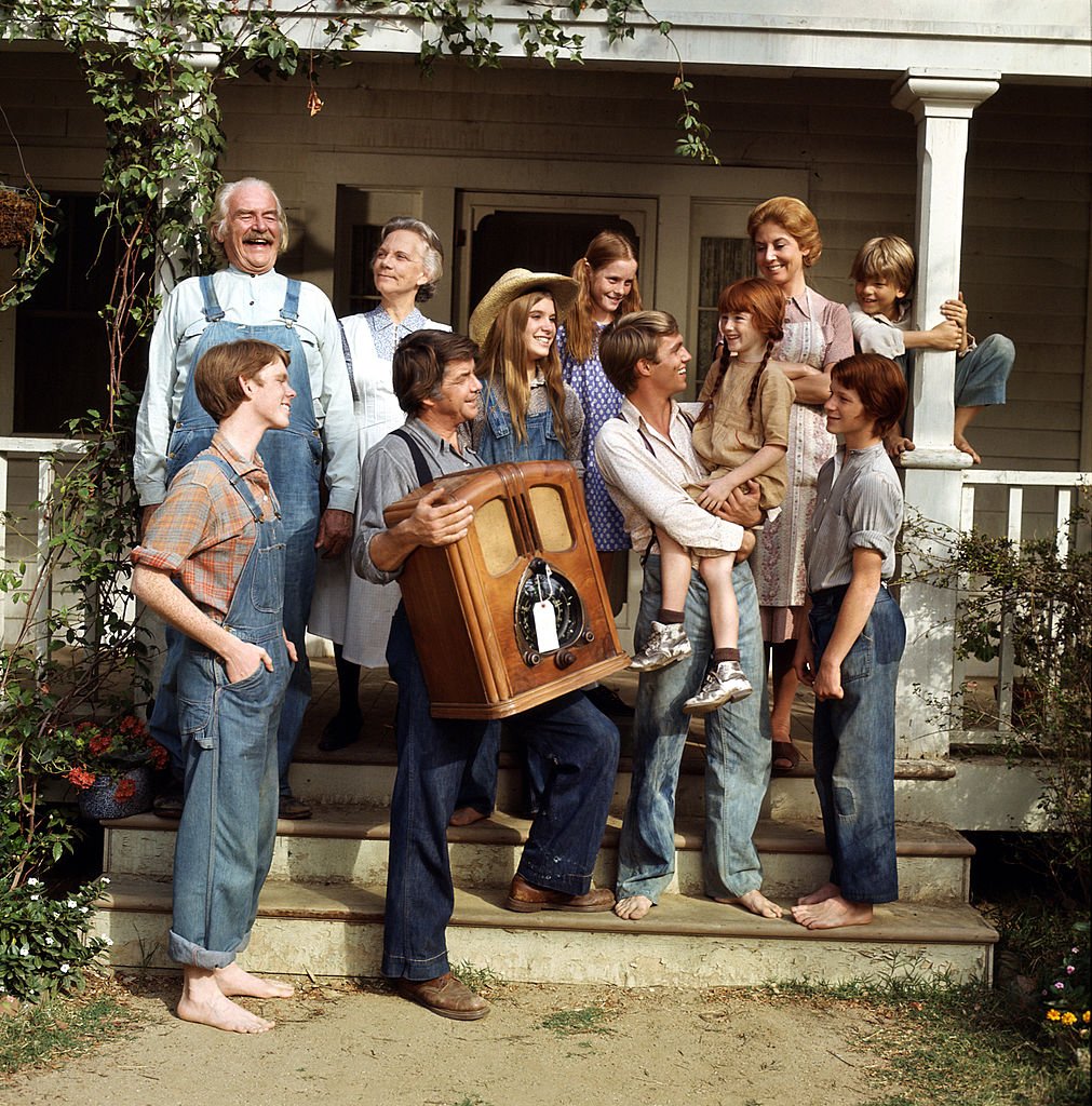 Die Besetzung der Serie "The Waltons" im Jahr 1974. (Foto von CBS) I Quelle: Getty Images