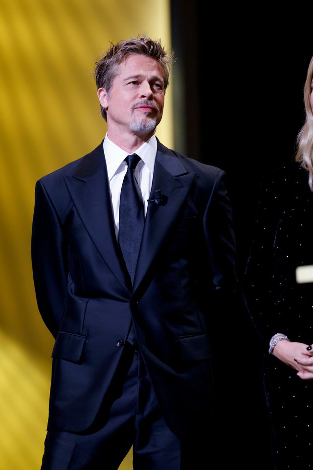 Brad Pitt während der 48. Cesar Film Awards im L'Olympia am 24. Februar 2023 in Paris, Frankreich. | Quelle: Getty Images