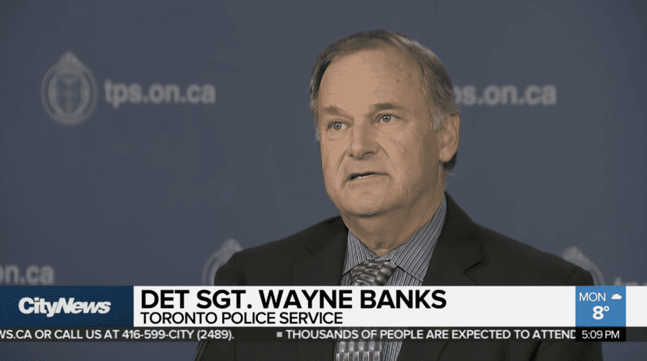 Polizist Wayne Banks des Toronto Polizeipräsidiums sagte, Allan habe Jermaine erzählt, seine Mutter sei gestorben. | Quelle: YouTube.com/City News
