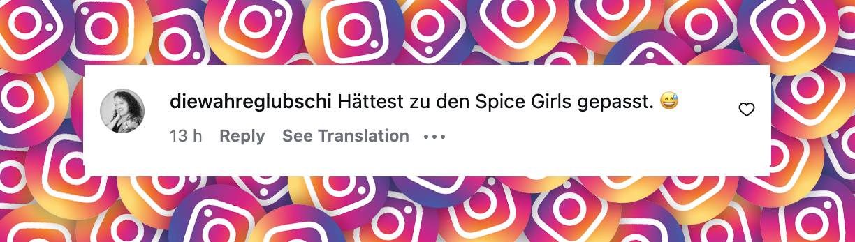 Nutzerkommentar | Quelle: Instagram