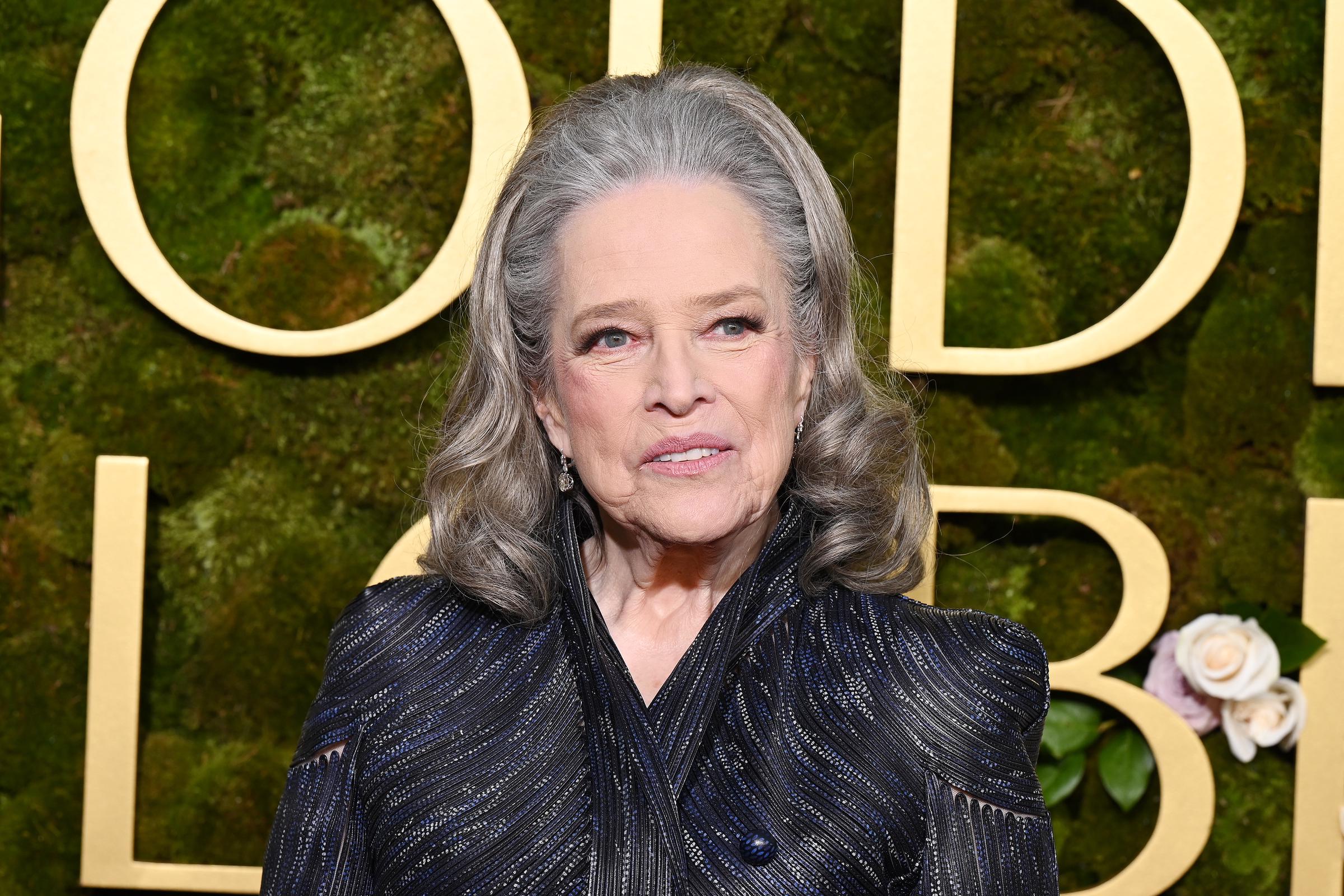 Kathy Bates besucht die 2025 Golden Globe Awards in Beverly Hills, Kalifornien | Quelle: Getty Images