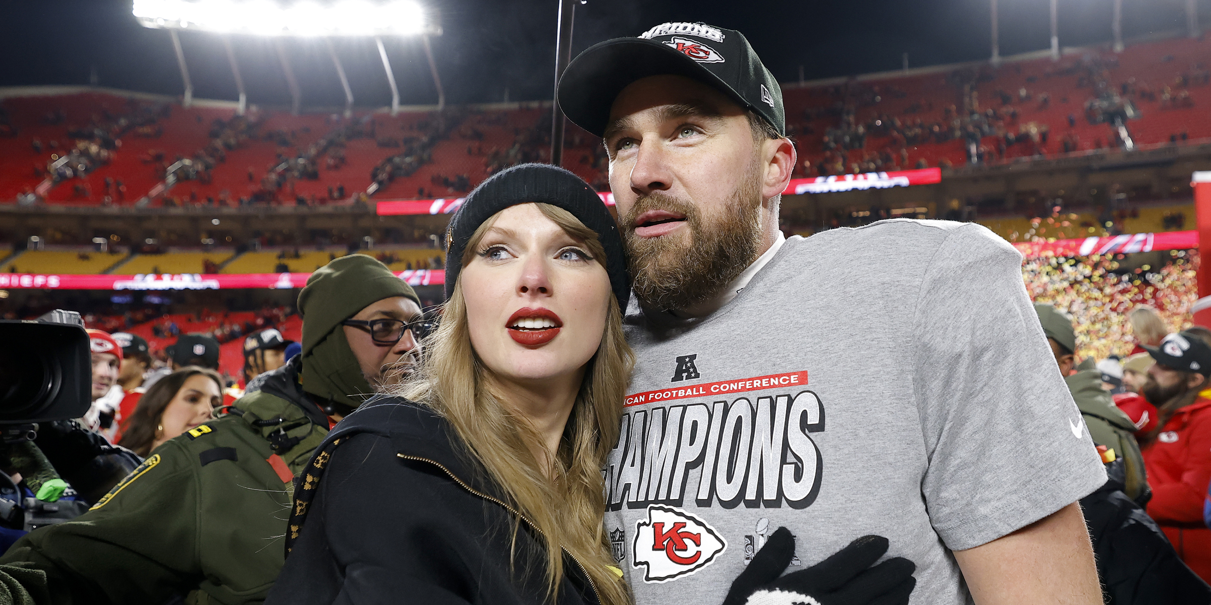 Taylor Swift und Travis Kelce | Quelle: Getty Images