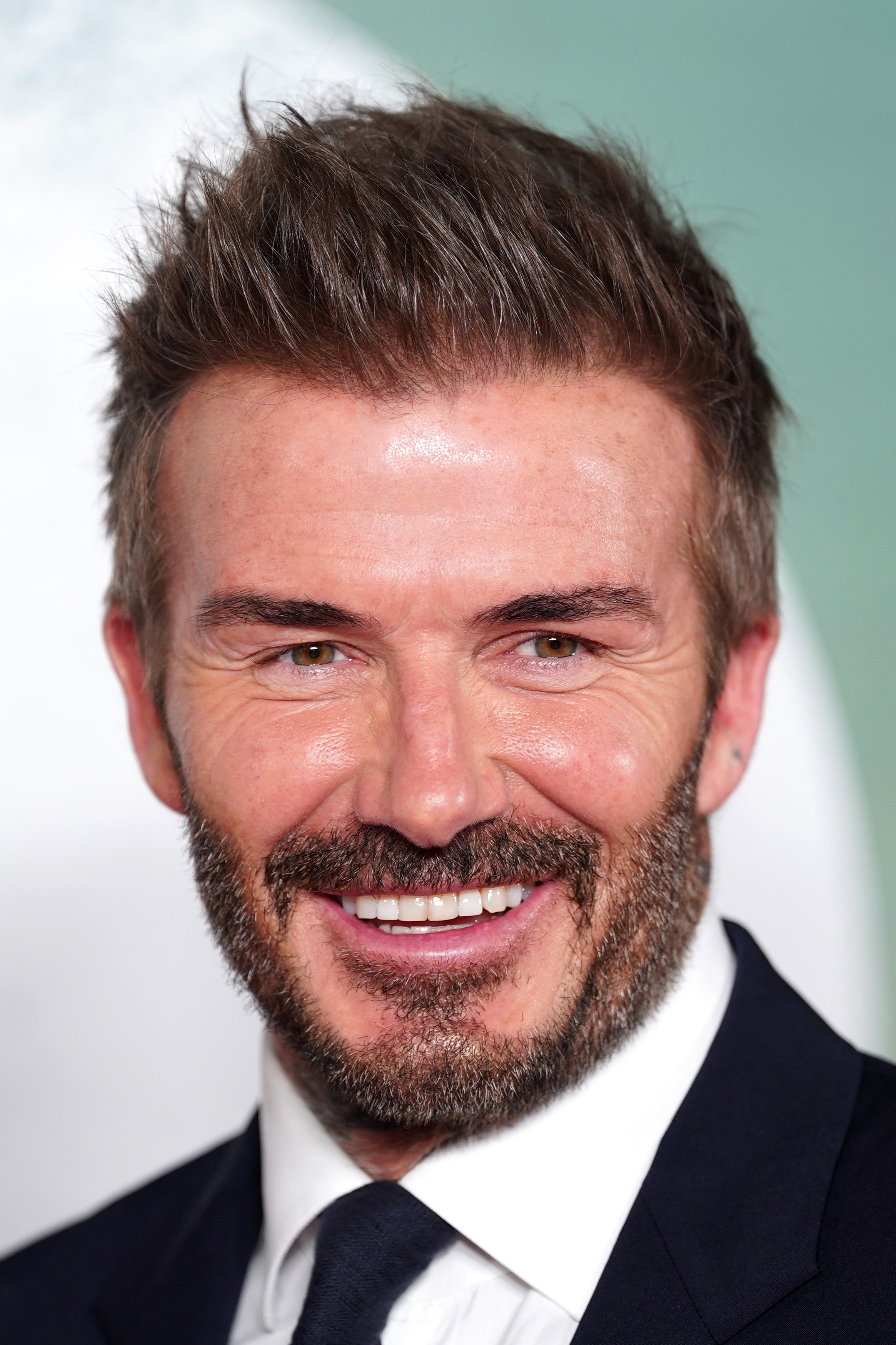 David Beckham bei der "99"-Weltpremiere am 9. Mai 2024 in Manchester, England. | Quelle: Getty Images