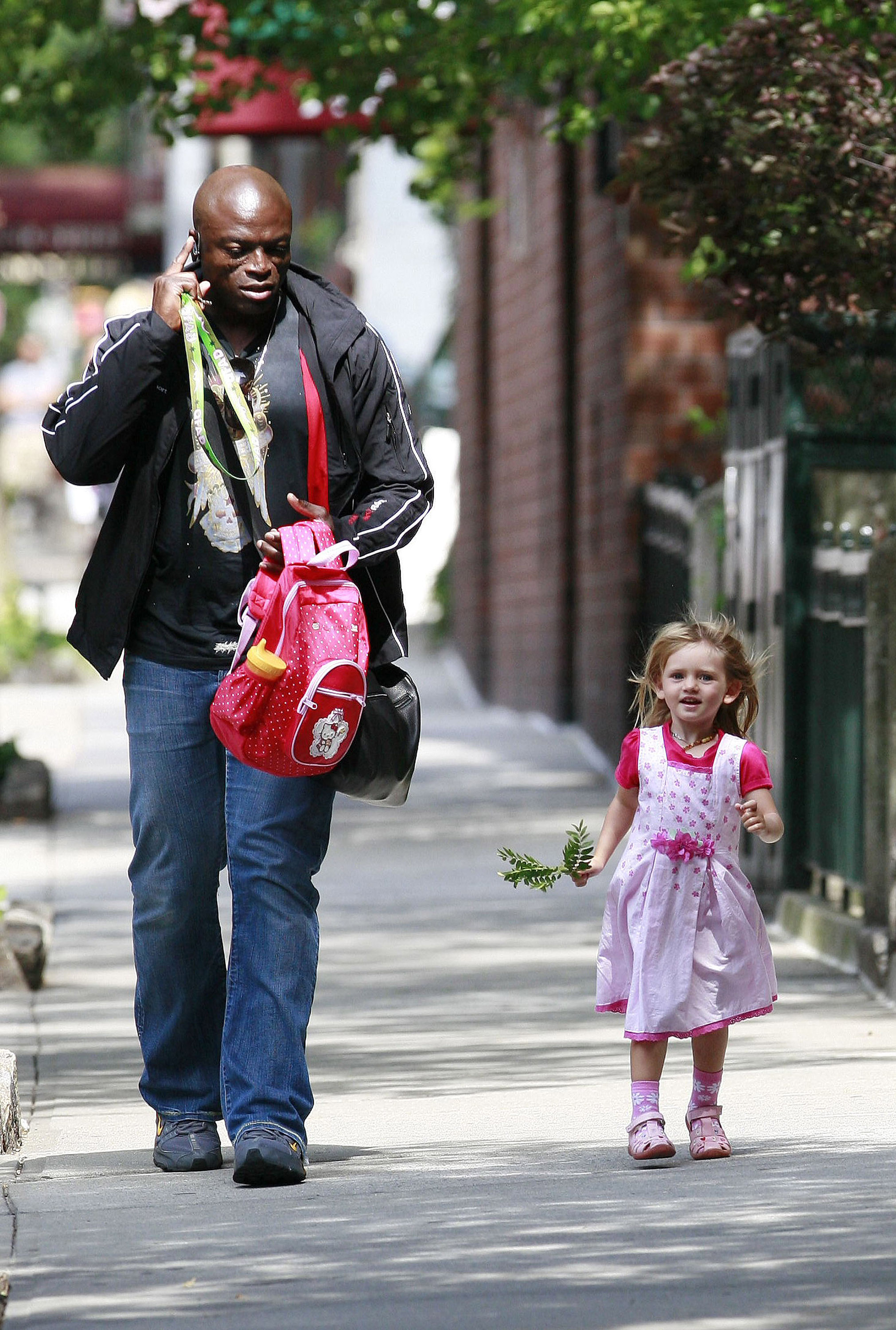 Seal und Leni Klum, fotografiert am 20. Juni 2007 in New York City. | Quelle: Getty Images